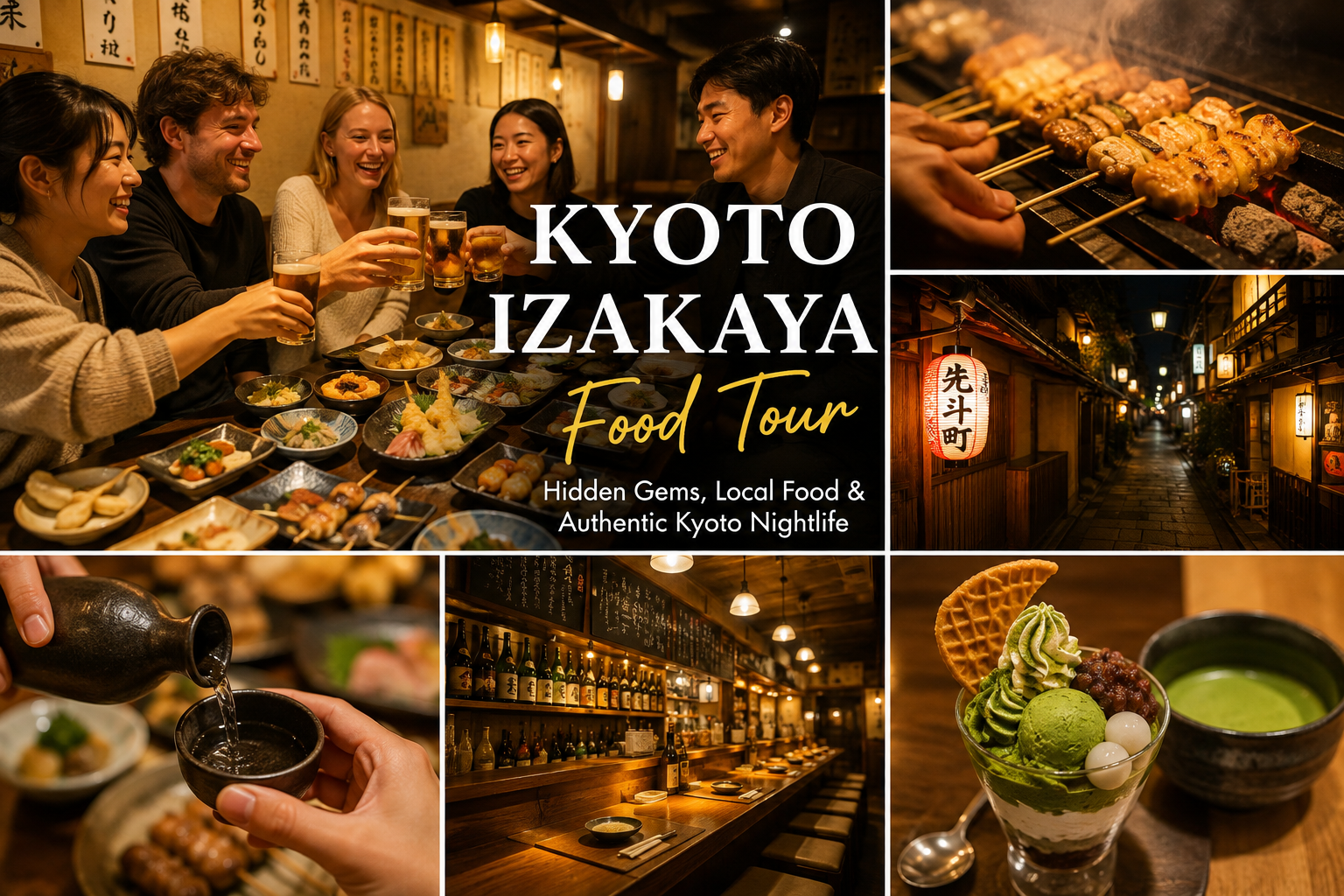 京都の夜を楽しむ：居酒屋＆日本酒テイスティングツアー