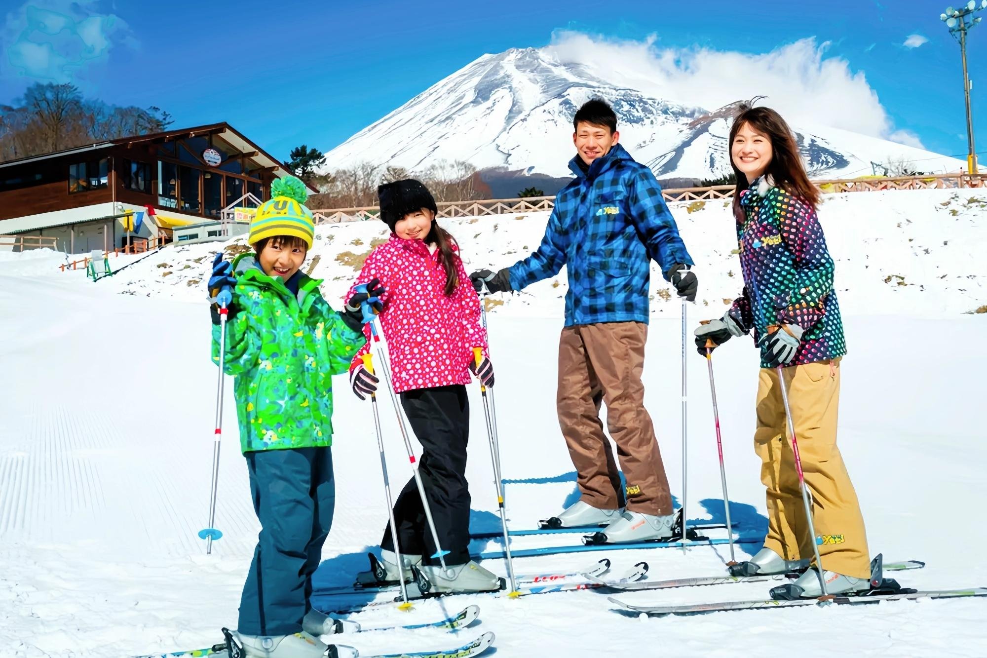 Mount Fuji Snow Day: Skiing & Winter Fun at Yeti Resort from Tokyo