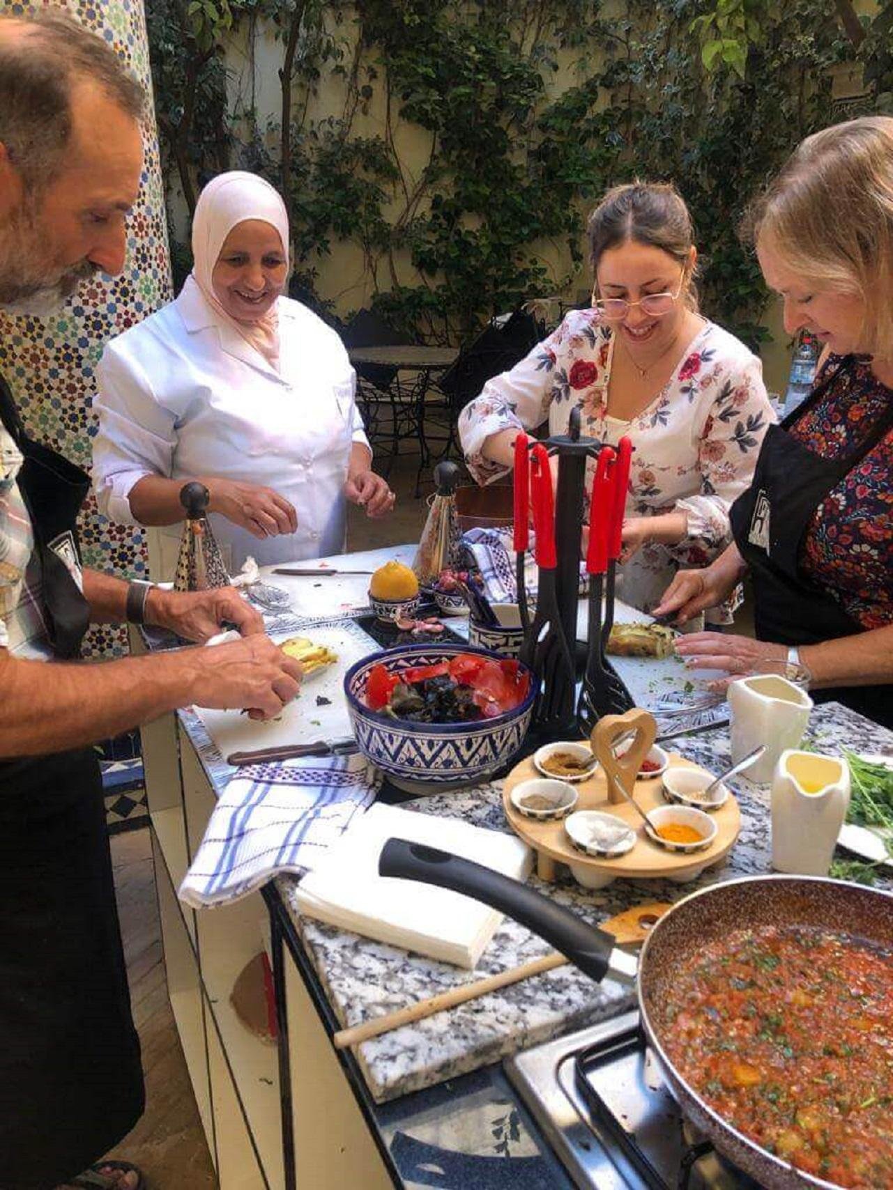 Fez Culinary Journey: Medina Market Tour and Private Cooking Workshop