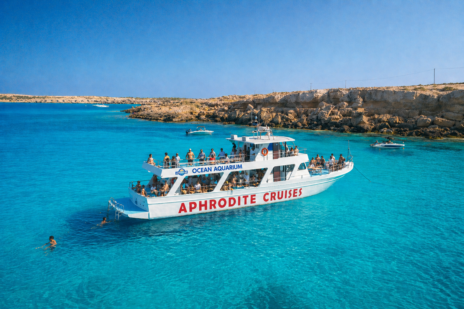 Blue Lagoon & Sea Caves Cruise from Protaras