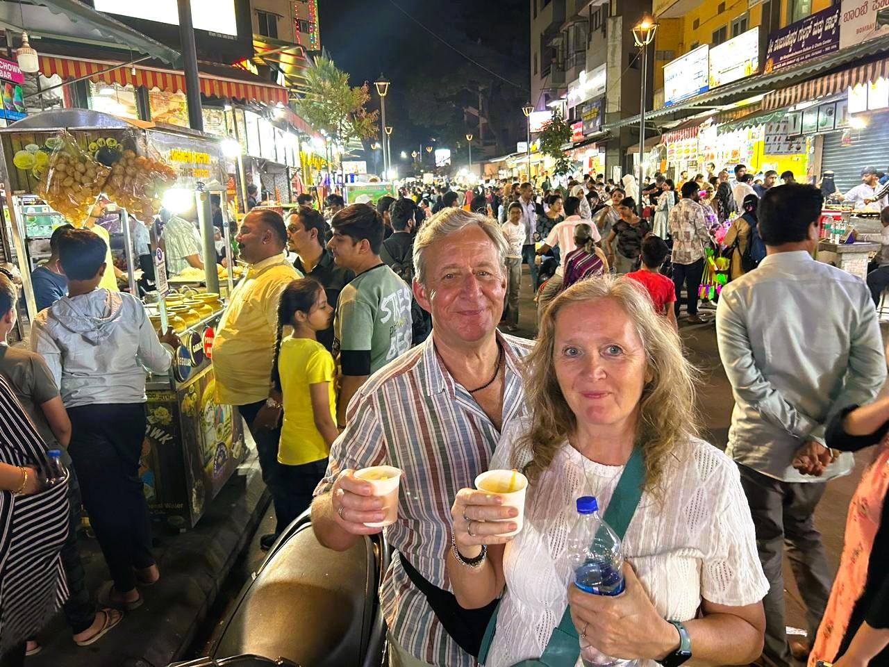 Bangalore Evening Street Food Tour & Lalbagh Gardens