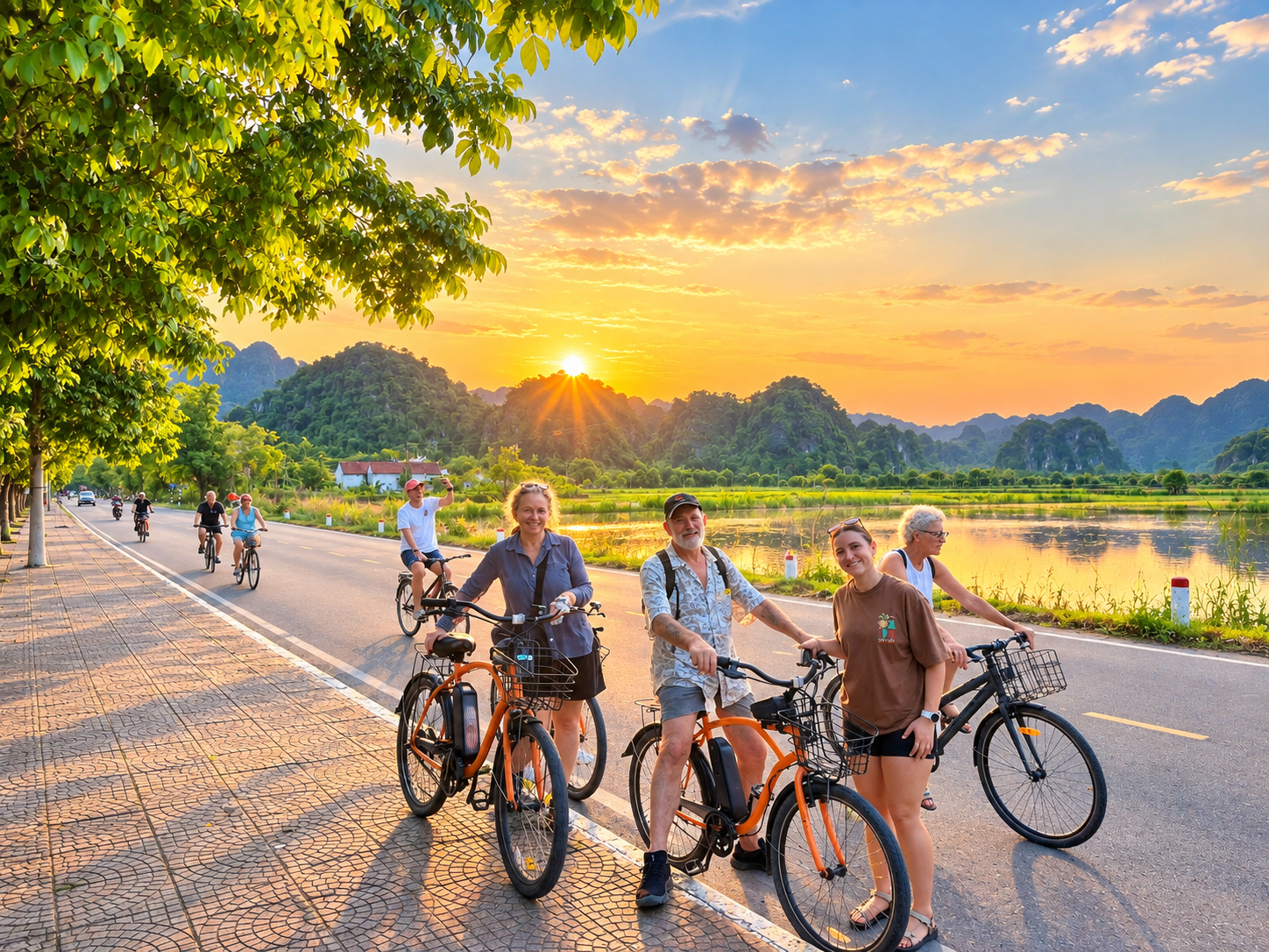 Tam Coc E-Bike Adventure: Villages, Temples & Hidden Valley