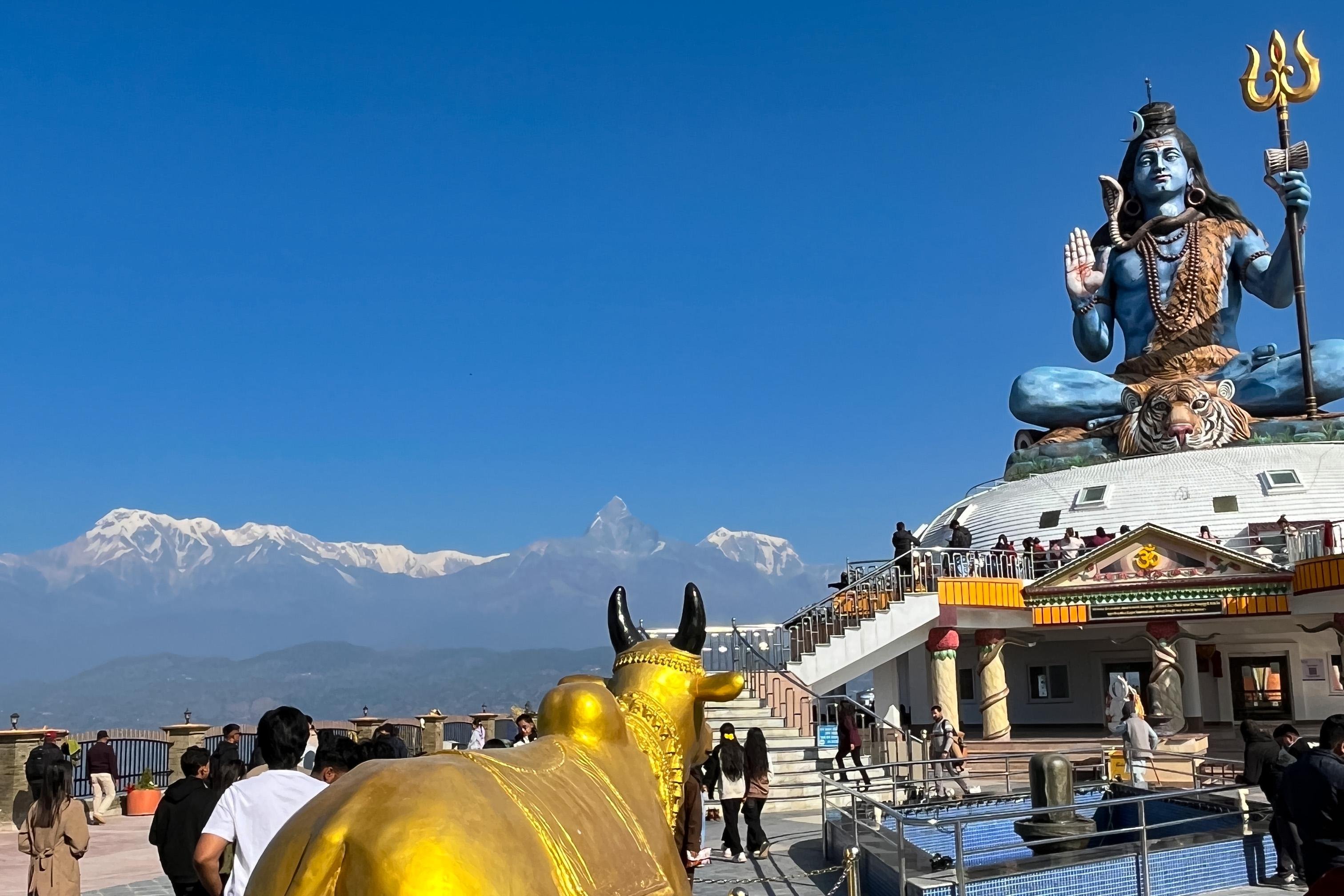 Pokhara World Peace Pagoda & Shiva Statue Trek