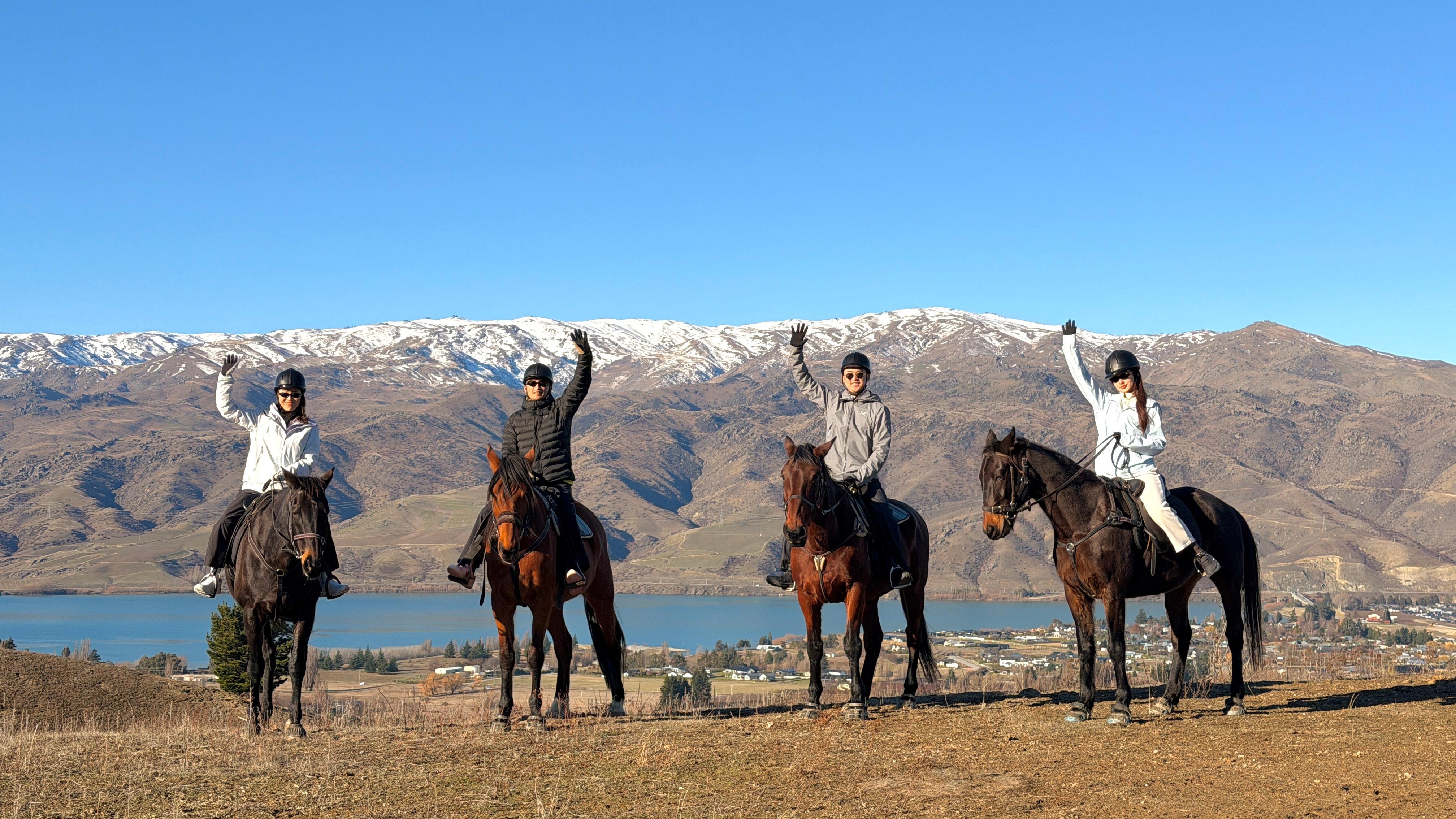 Cromwell Horseback Trek with Lake & Mountain Views