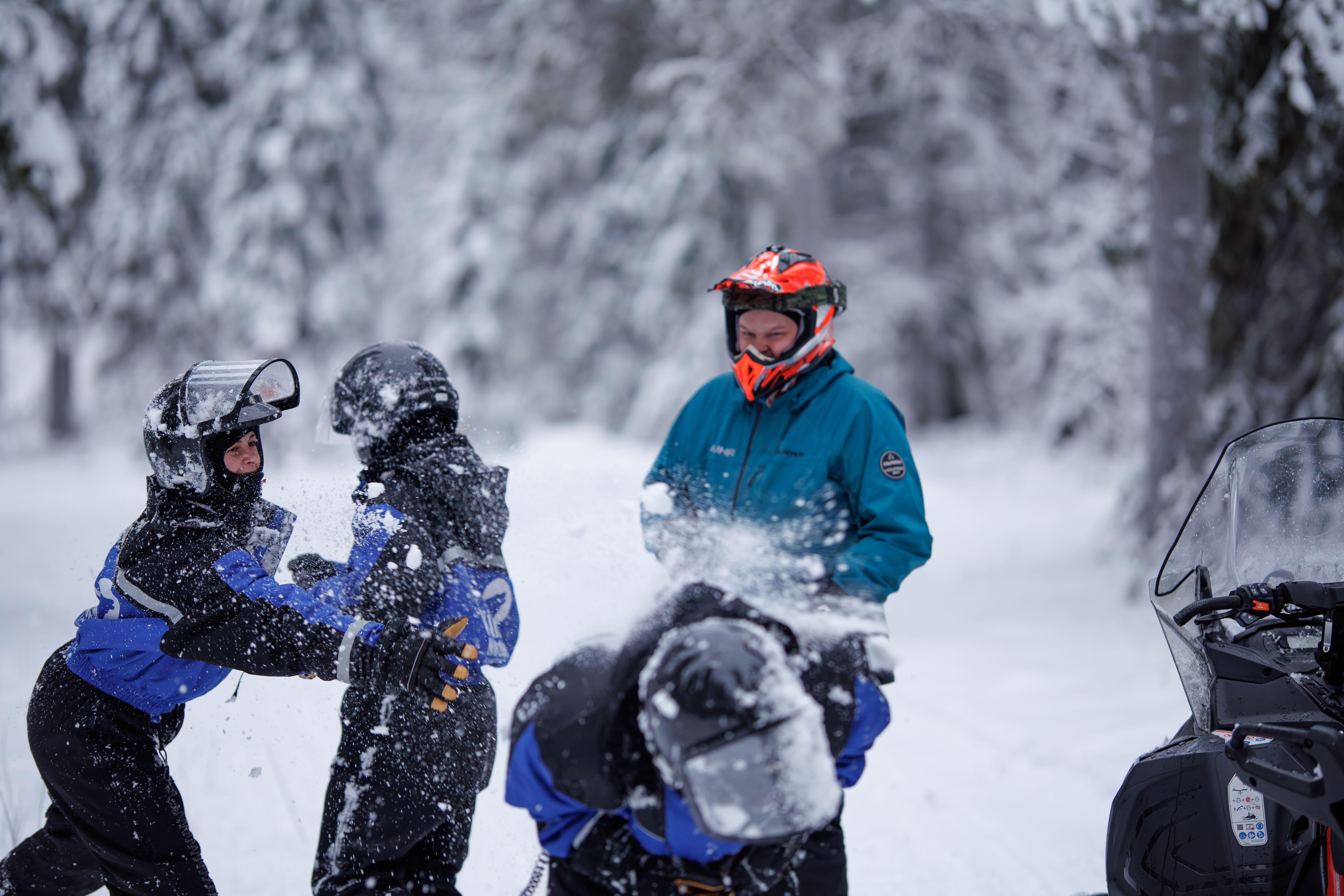 Rovaniemi Arctic Forest Snowmobile Safari