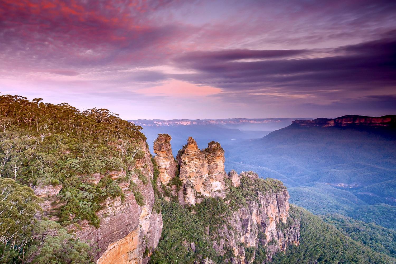 Blue Mountains Sunset & Waterfalls Tour