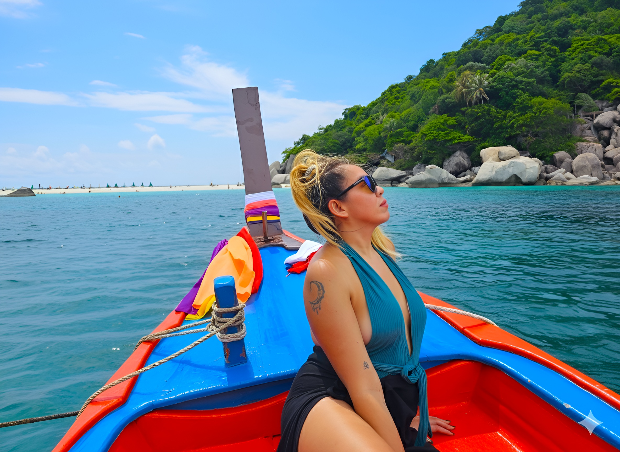 Koh Tao: Private Longtail Boat Tour with Snorkeling & Nang Yuan