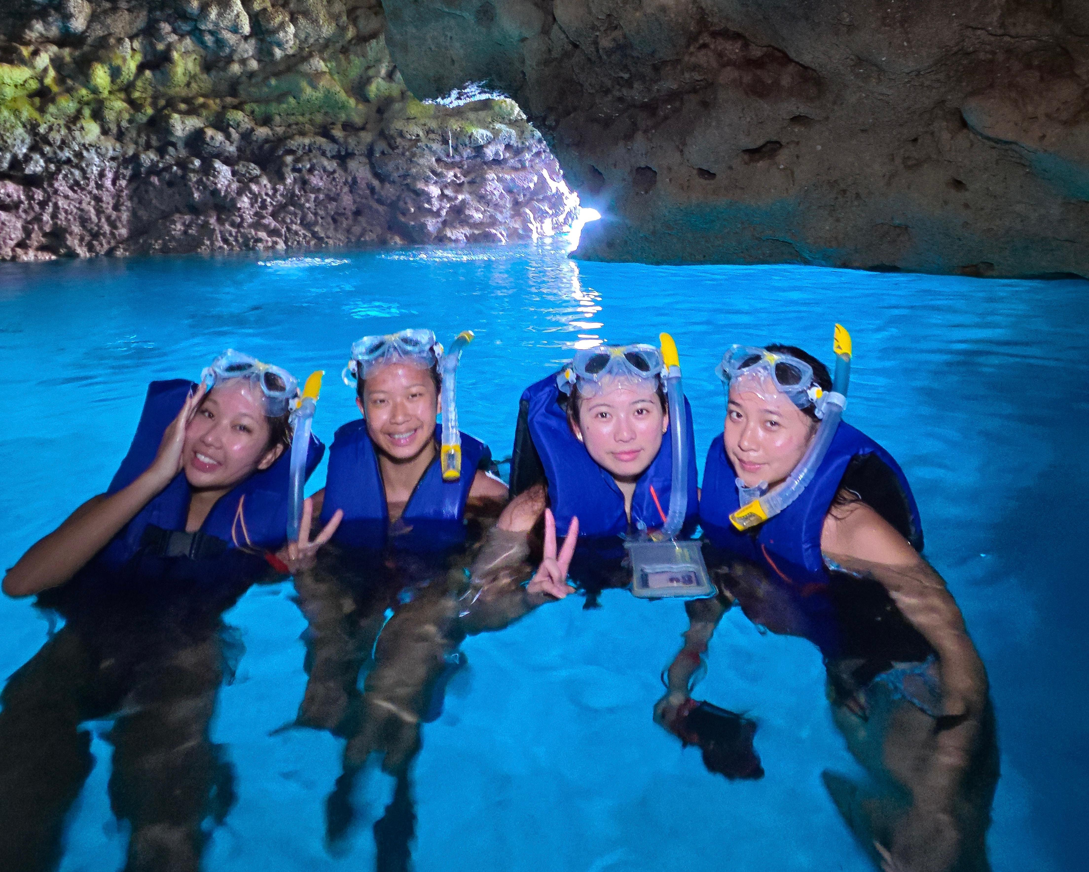 Blue Cave Okinawa snorkelling at Cape Maeda, Onna Village — image 31