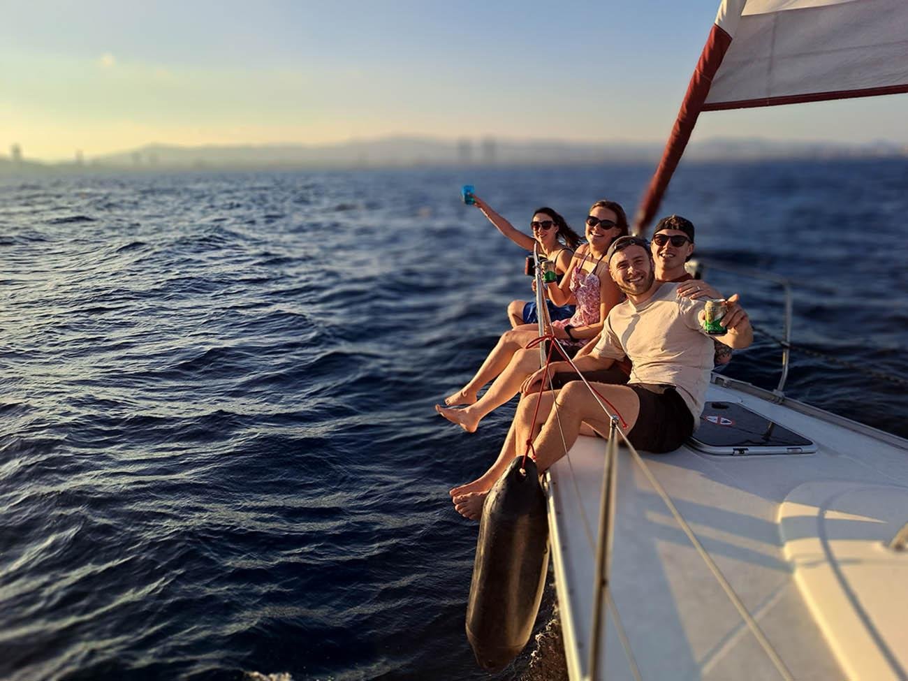 Barcelona Sailing Adventure with Swimming & Refreshments