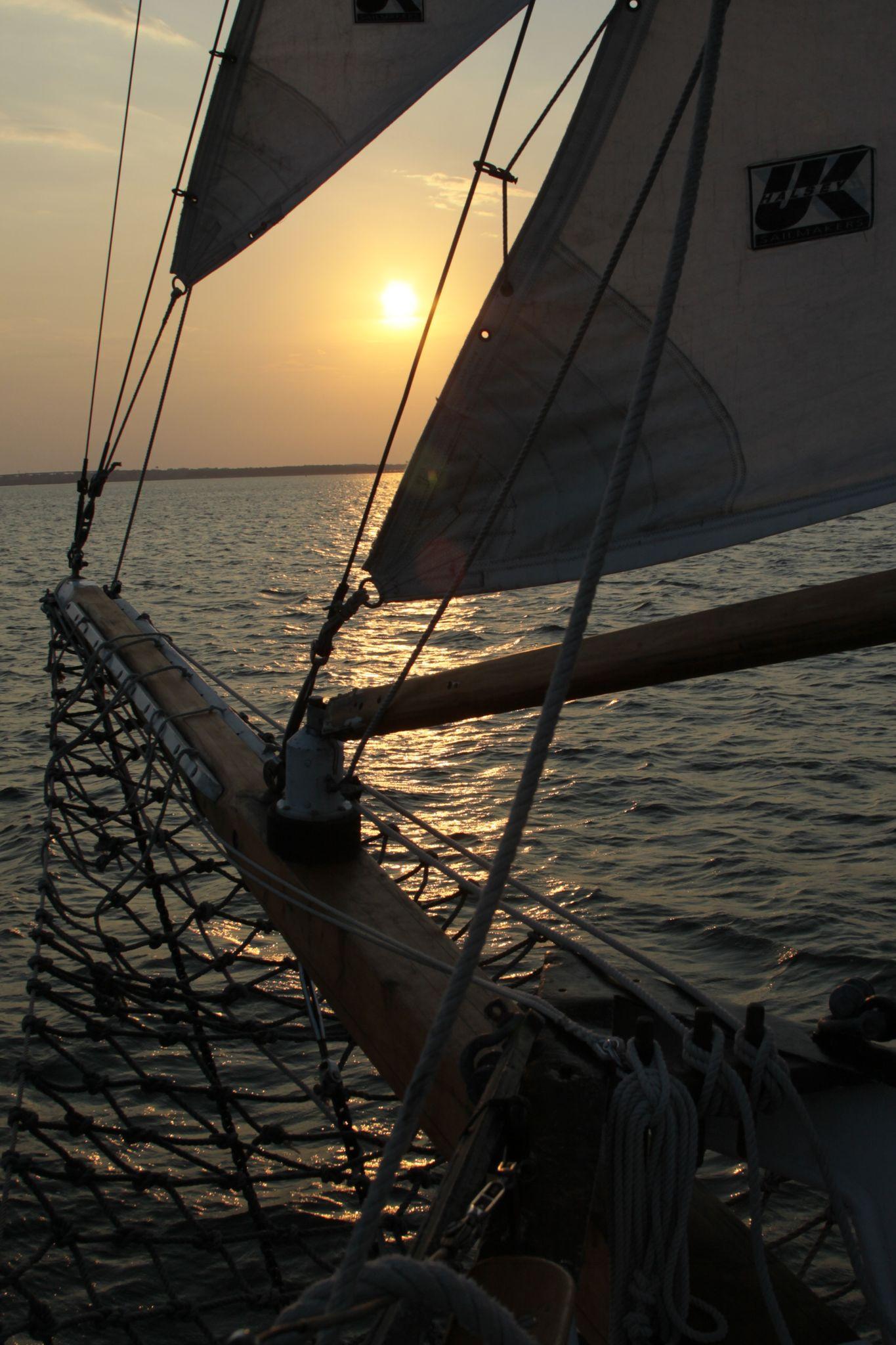 Charleston Harbor Sunset Sail aboard Schooner Pride