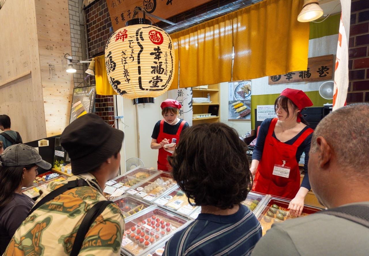 Tour culinaire du marché de Nishiki et promenade guidée dans Gion