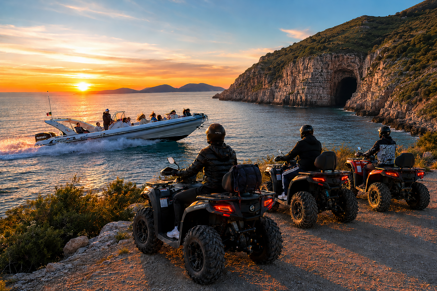 Vlore ATV & Speedboat Adventure