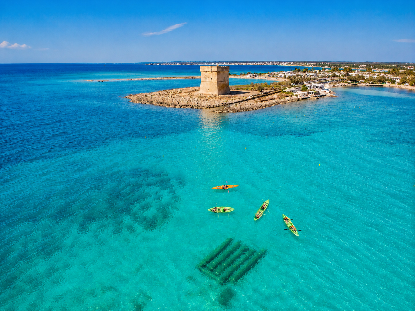 Porto Cesareo Kayak & Snorkel Adventure