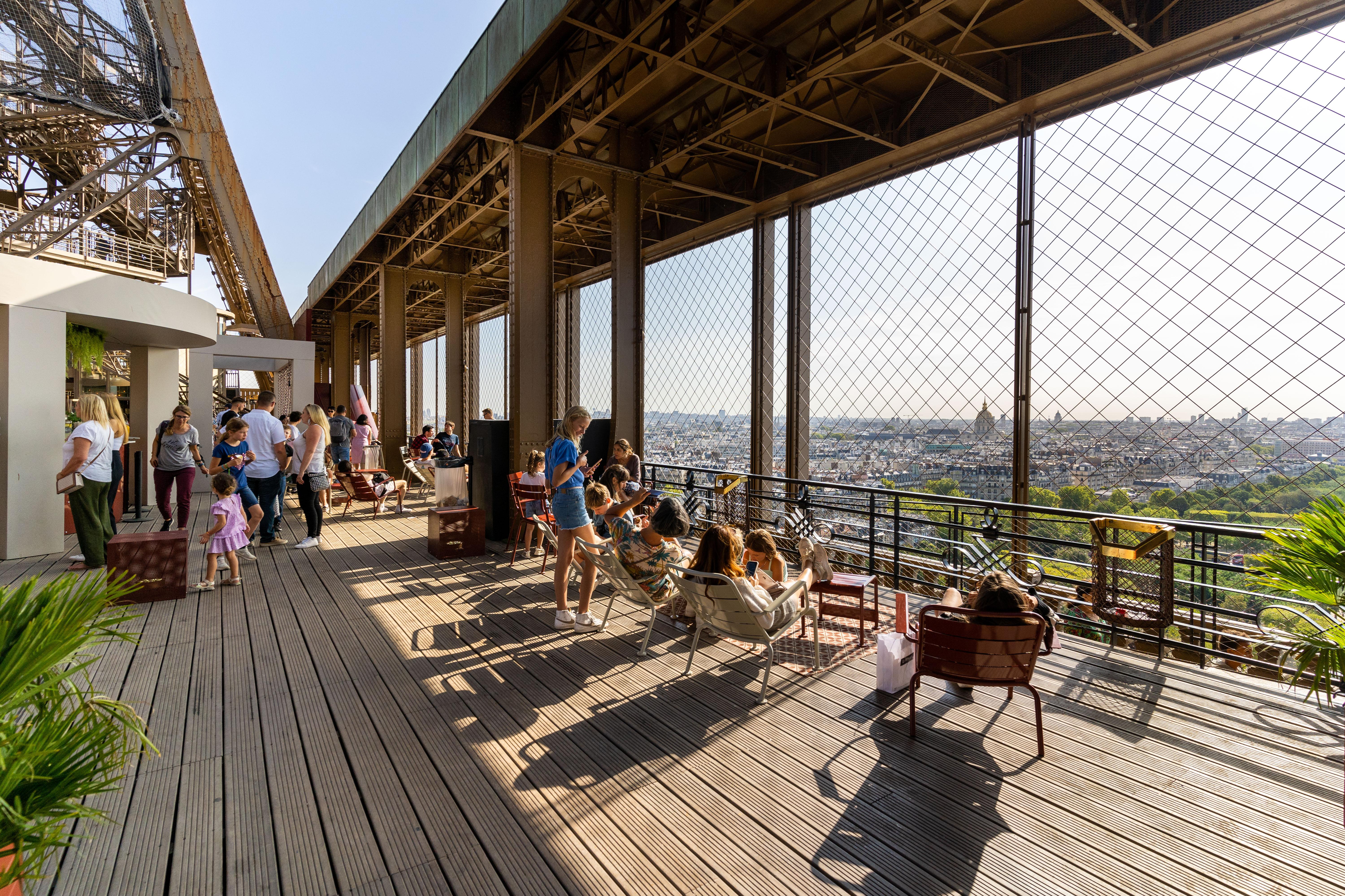 Eiffel Tower summit ticket — 2nd floor, top, and Paris skyline — image 8