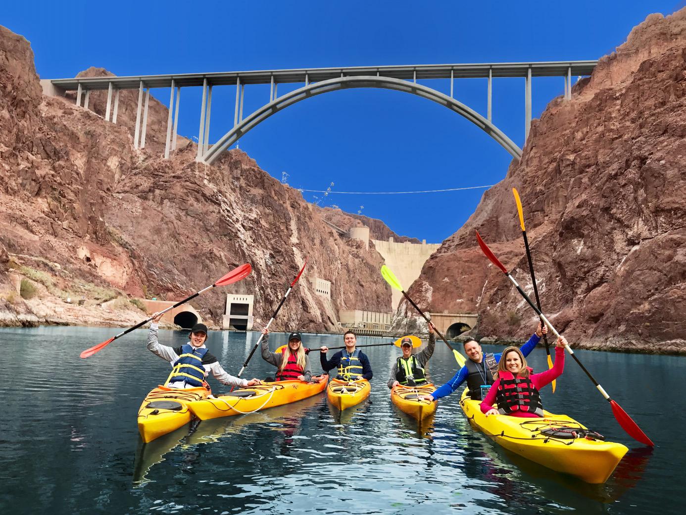 Hoover Dam Kayak & Hike — Las Vegas Shuttle Included