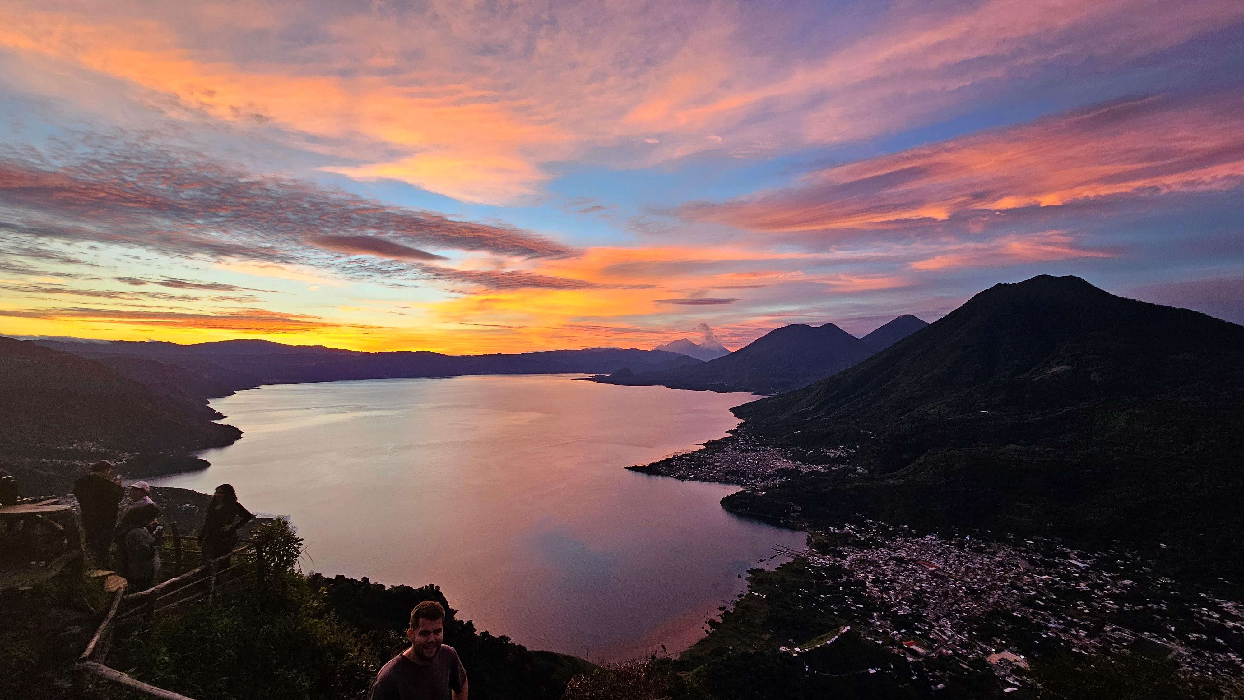 Indian Nose Sunrise Hike at Lake Atitlán