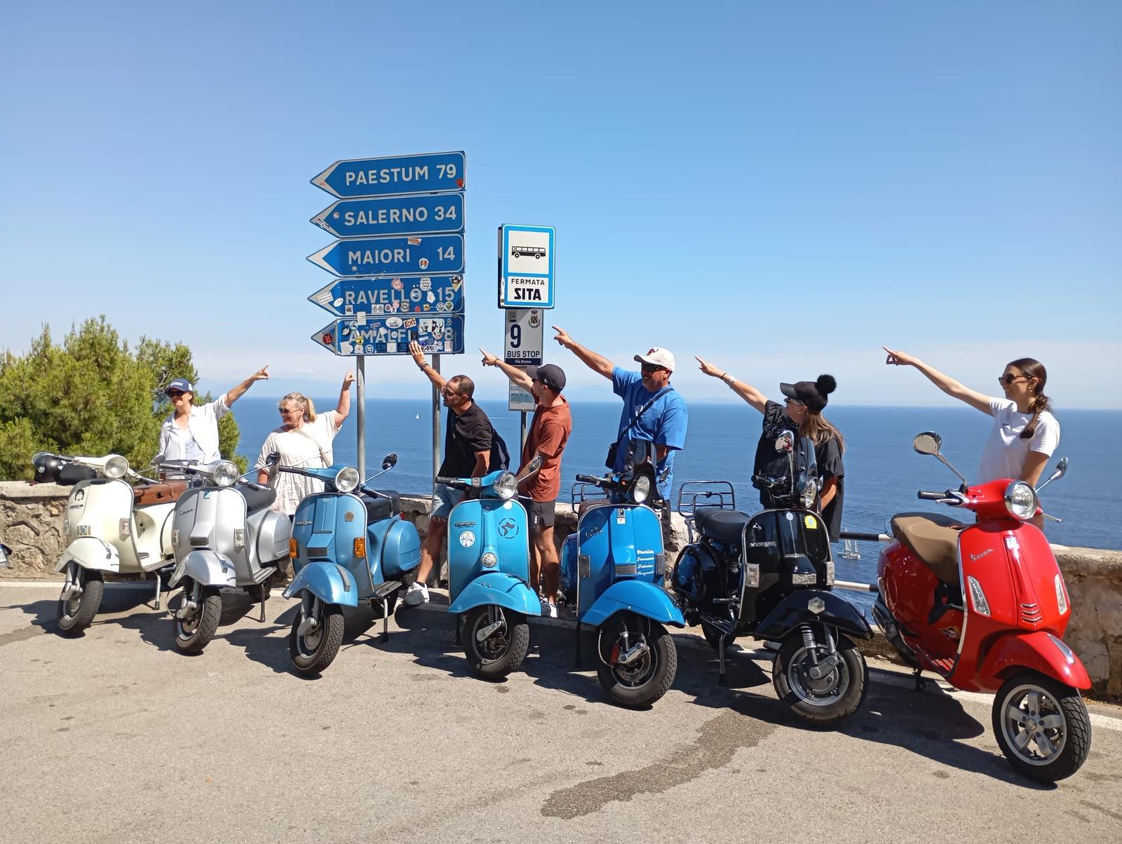 Amalfi Coast Private Vespa Tour with Road Captain