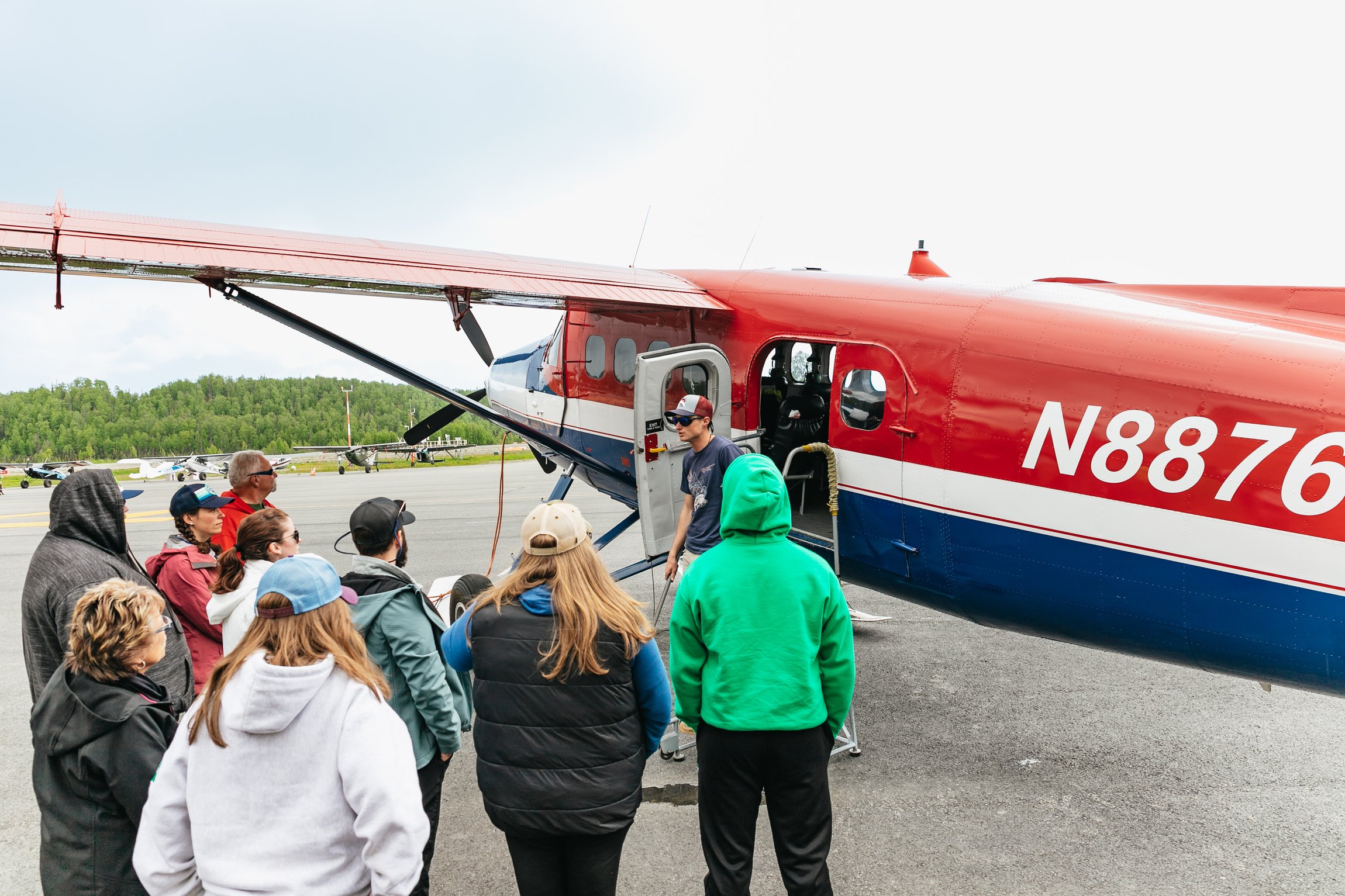 Denali flightseeing tour — Alaska Range glaciers and peaks from a bush plane — image 6