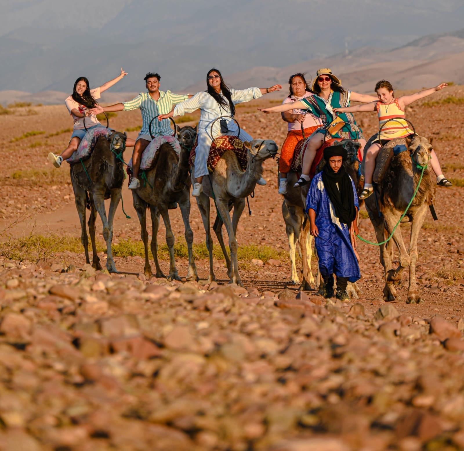 Agafay Desert Sunset, Camel Ride & Berber Dinner Show from Marrakech