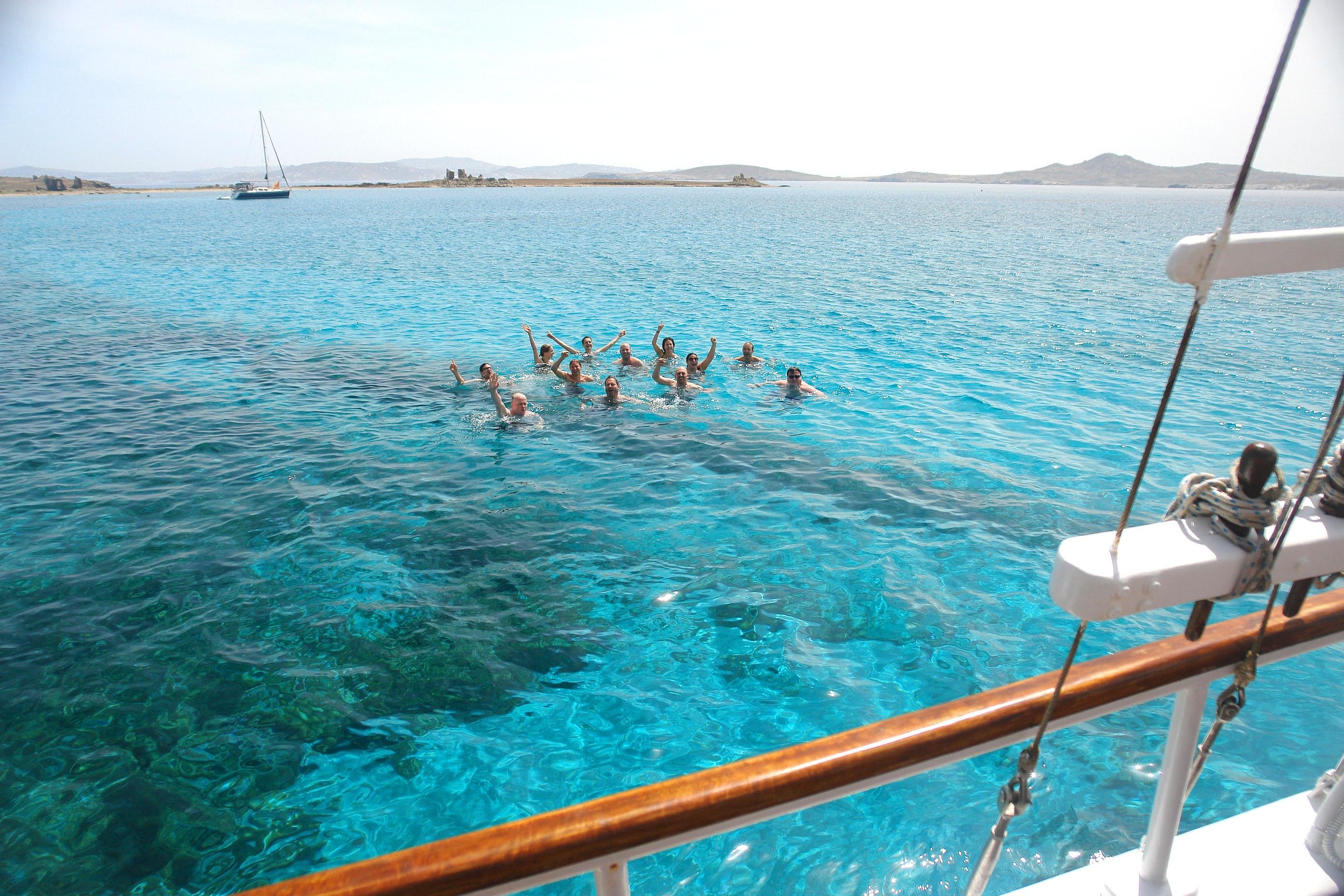 Mykonos Cruise: Delos Ancient Site & Rhenia Island Lunch
