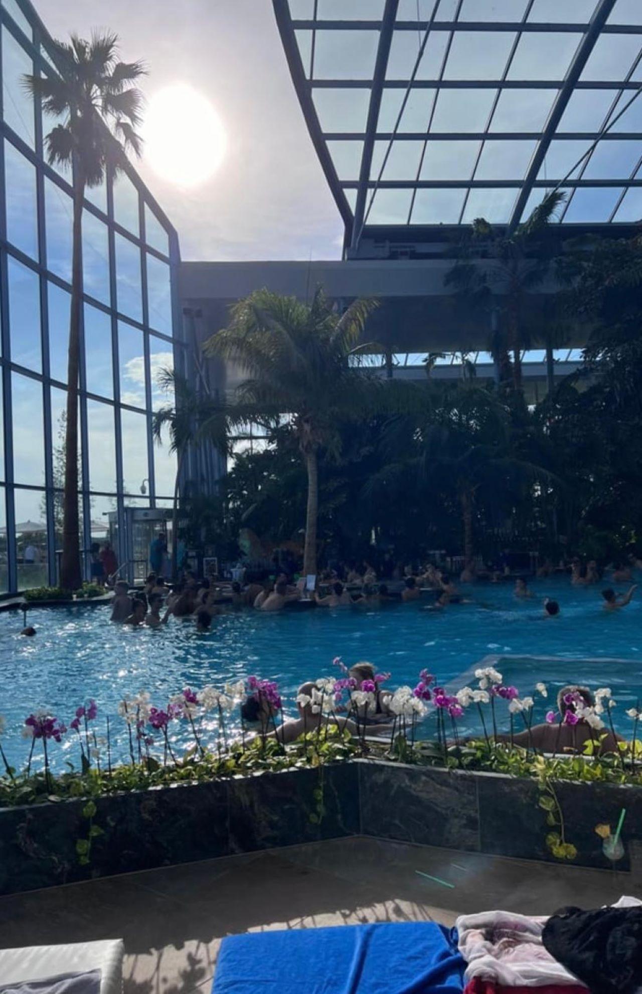Bucharest Evening Spa Experience: Therme Night Show & Transfers