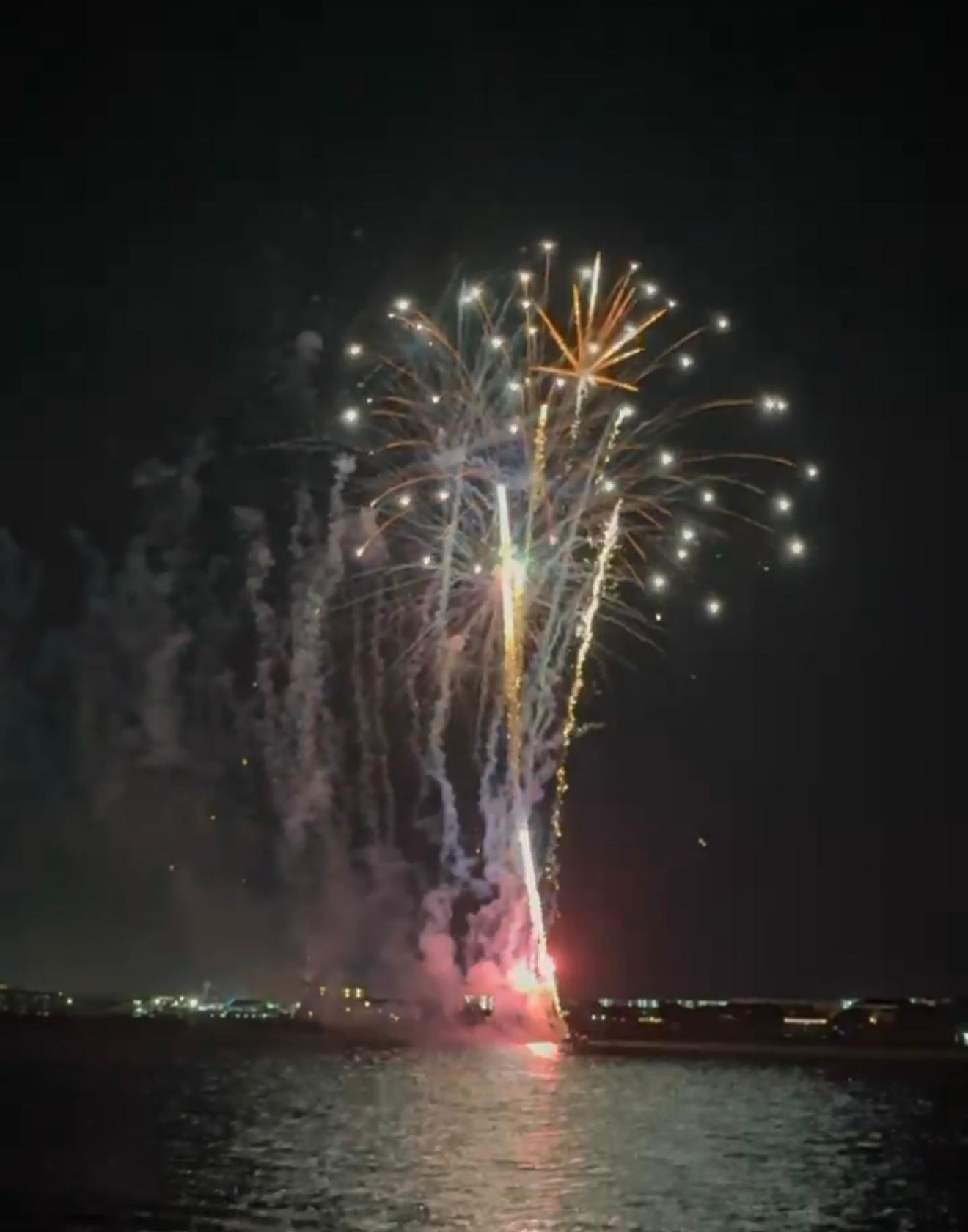 Destin Fireworks Cruise with Dolphins and Sunset