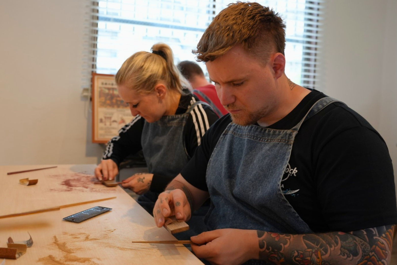 Osaka Traditional Wooden Chopstick Crafting Experience