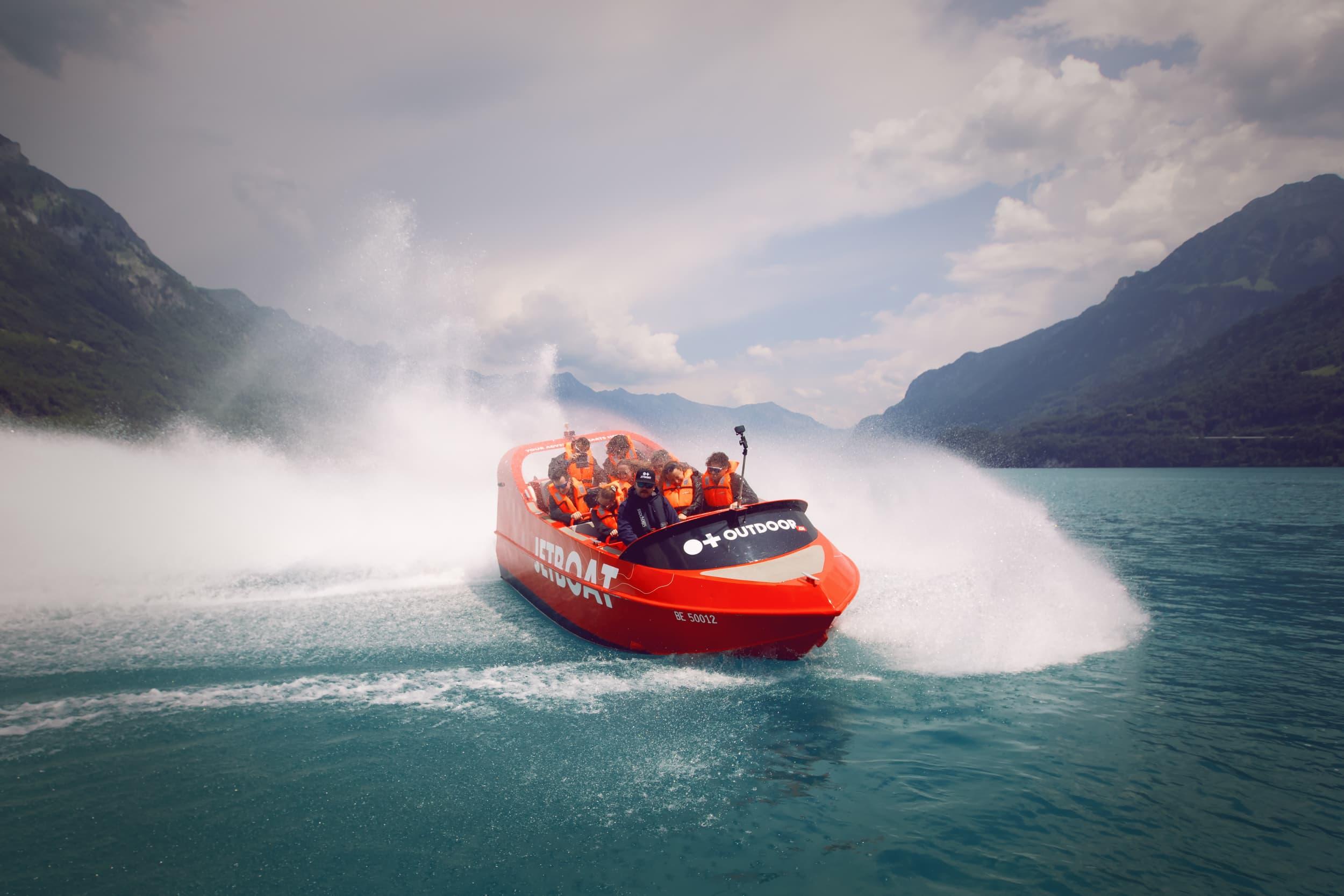 Interlaken Jetboat Adventure on Lake Brienz
