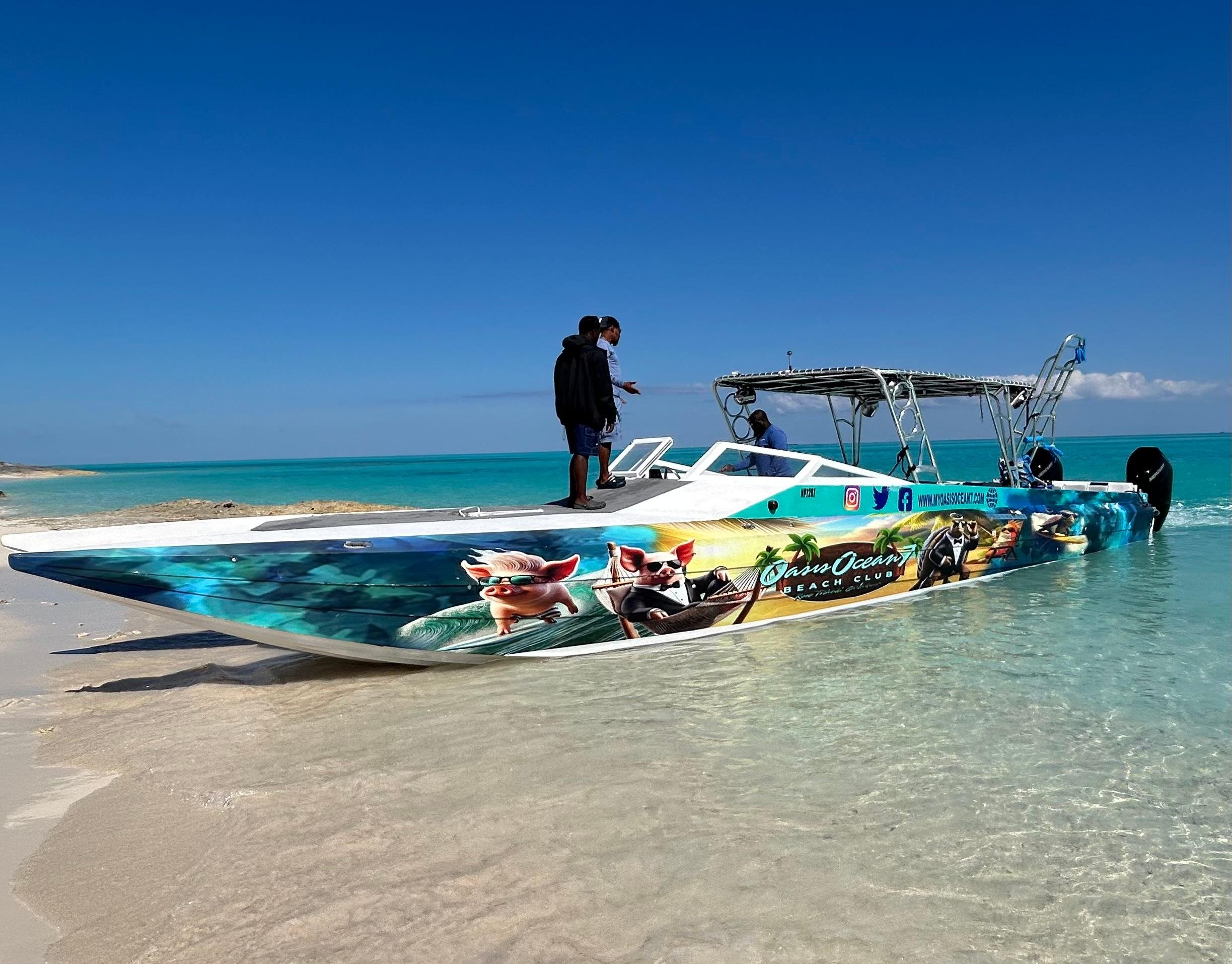 Nassau Powerboat Adventure: Snorkeling, Turtles & Private Beach Club