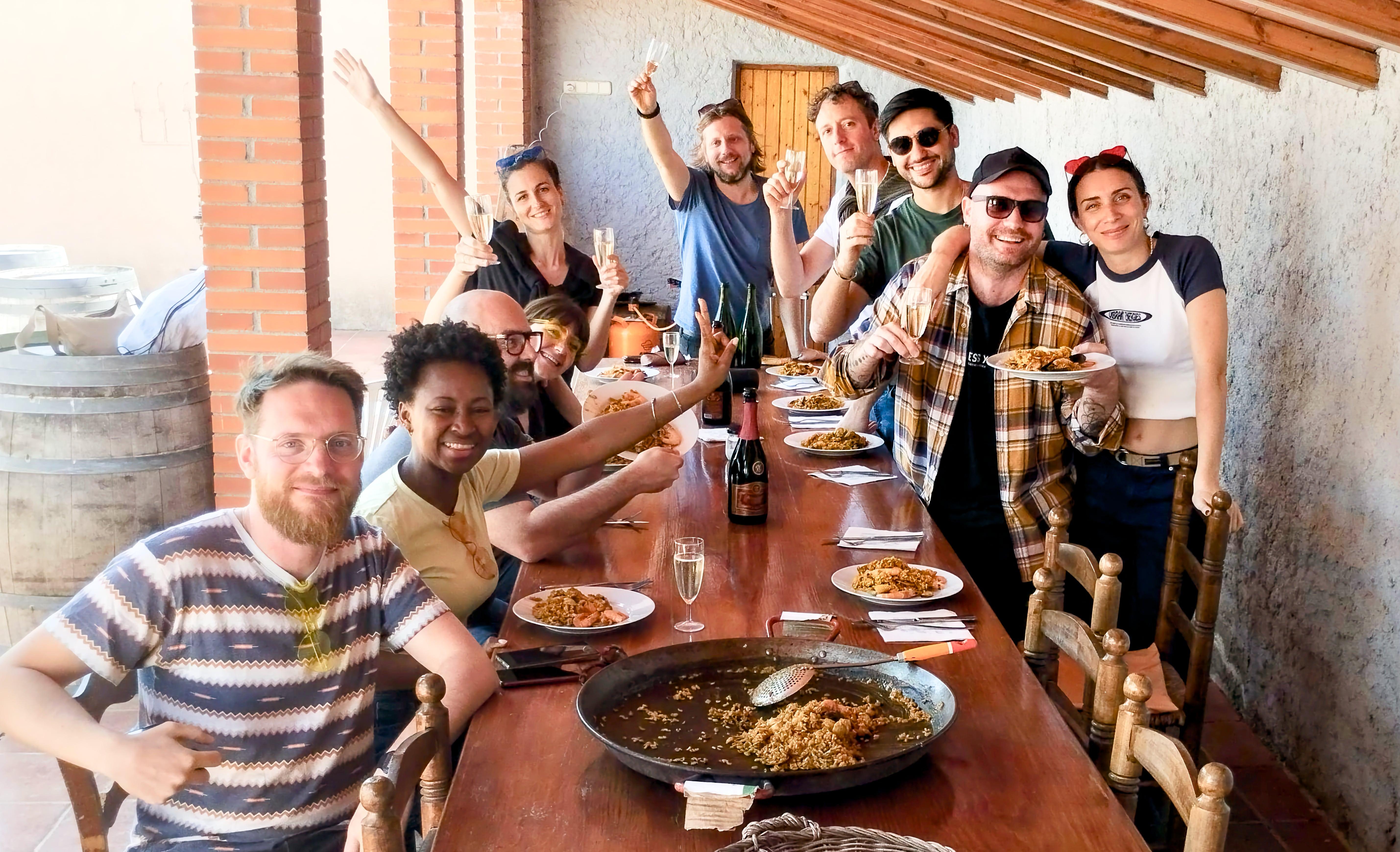 Sitges Paella Cooking Class with Bike Tour and Cava Tasting