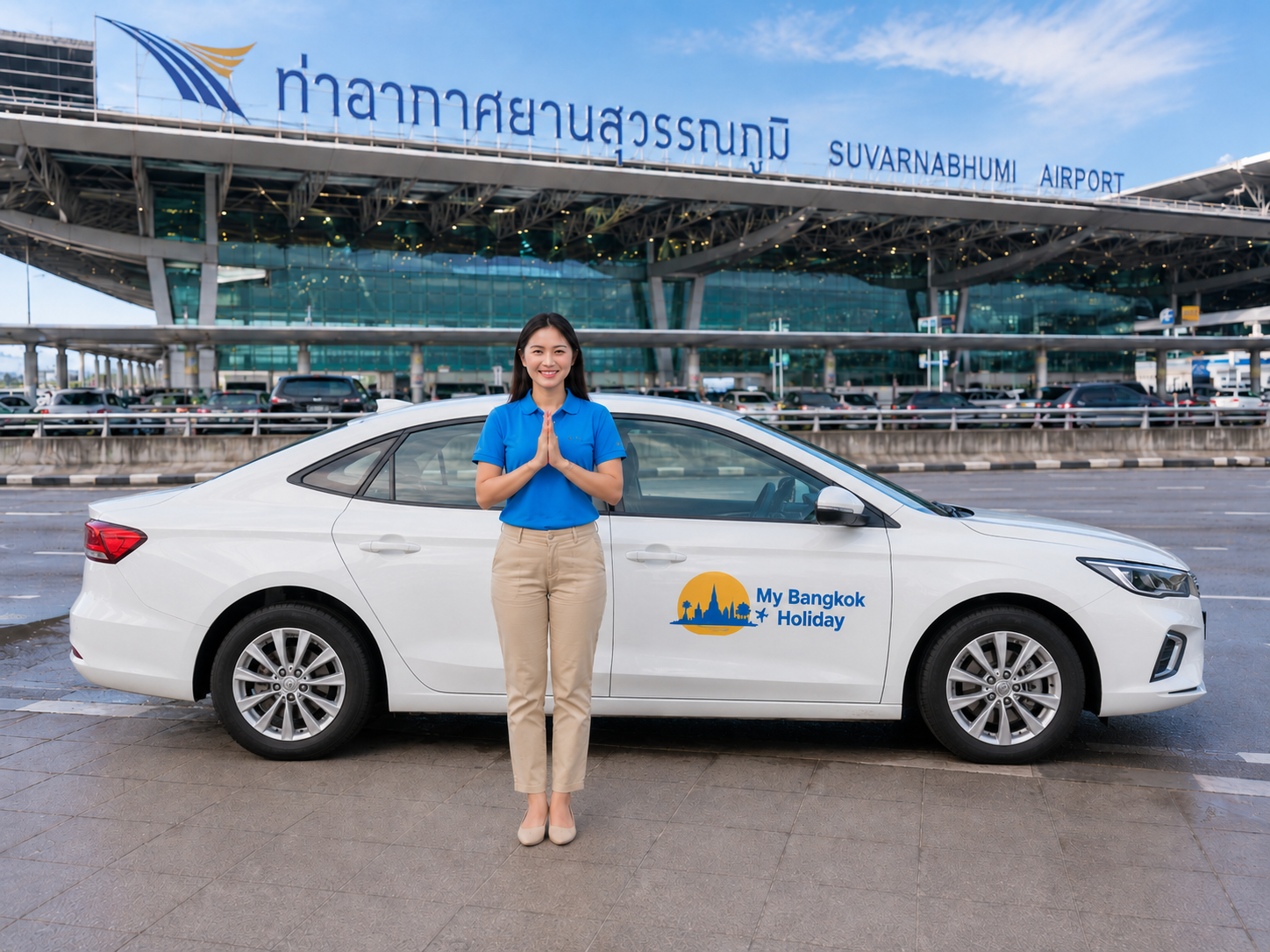 Bangkok Suvarnabhumi Airport: Private Hotel Transfer with Tollway