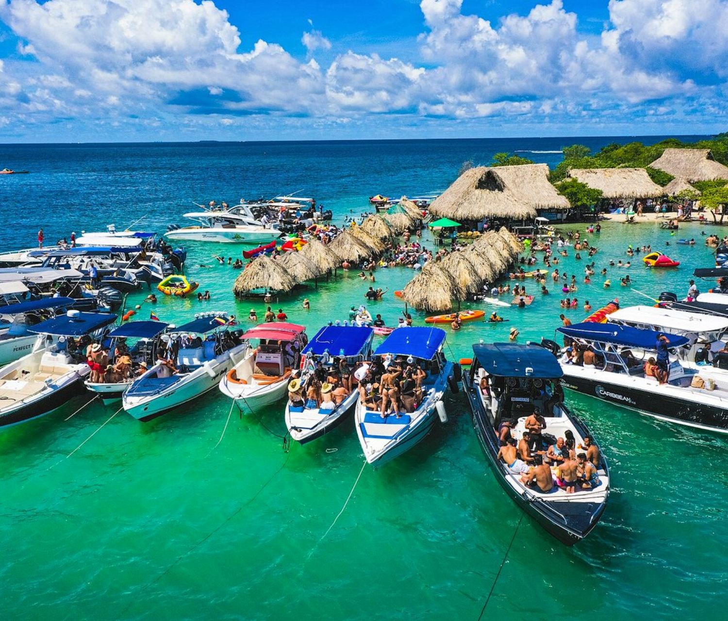 Cartagena Island Hopping & Party Boat Experience