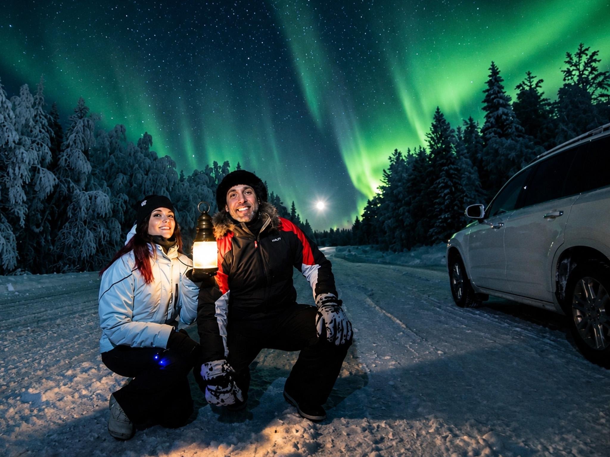 Rovaniemi Northern Lights Hunt with Photo Guarantee