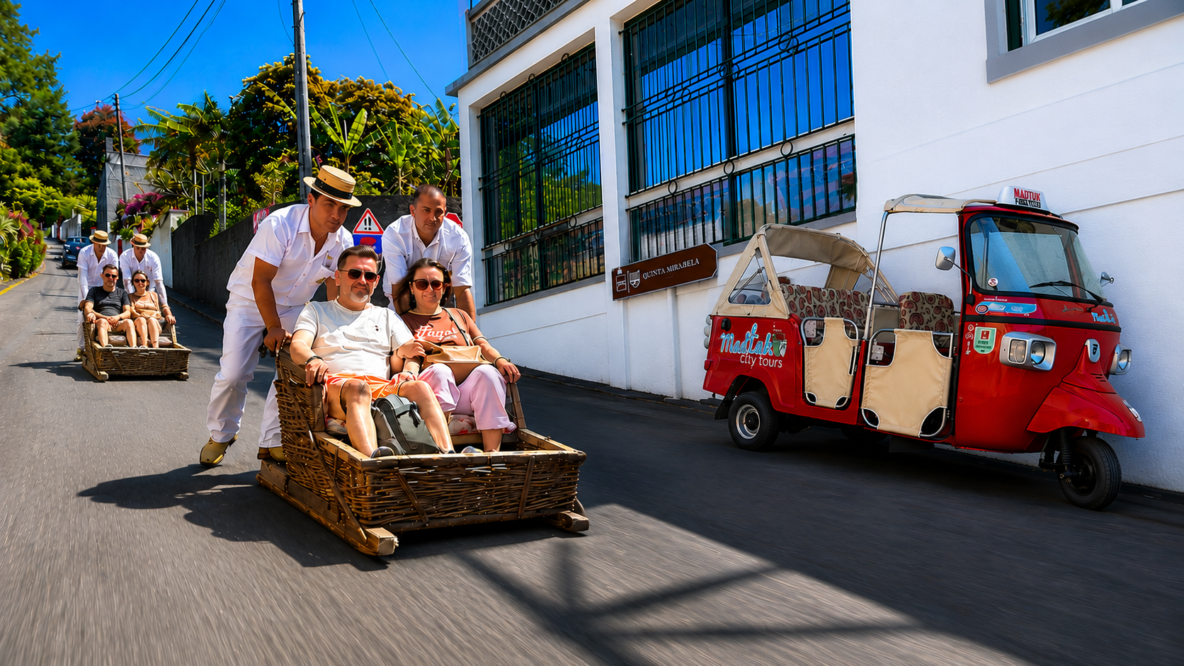 Monte Toboggan & Old Town Tuk-Tuk Adventure