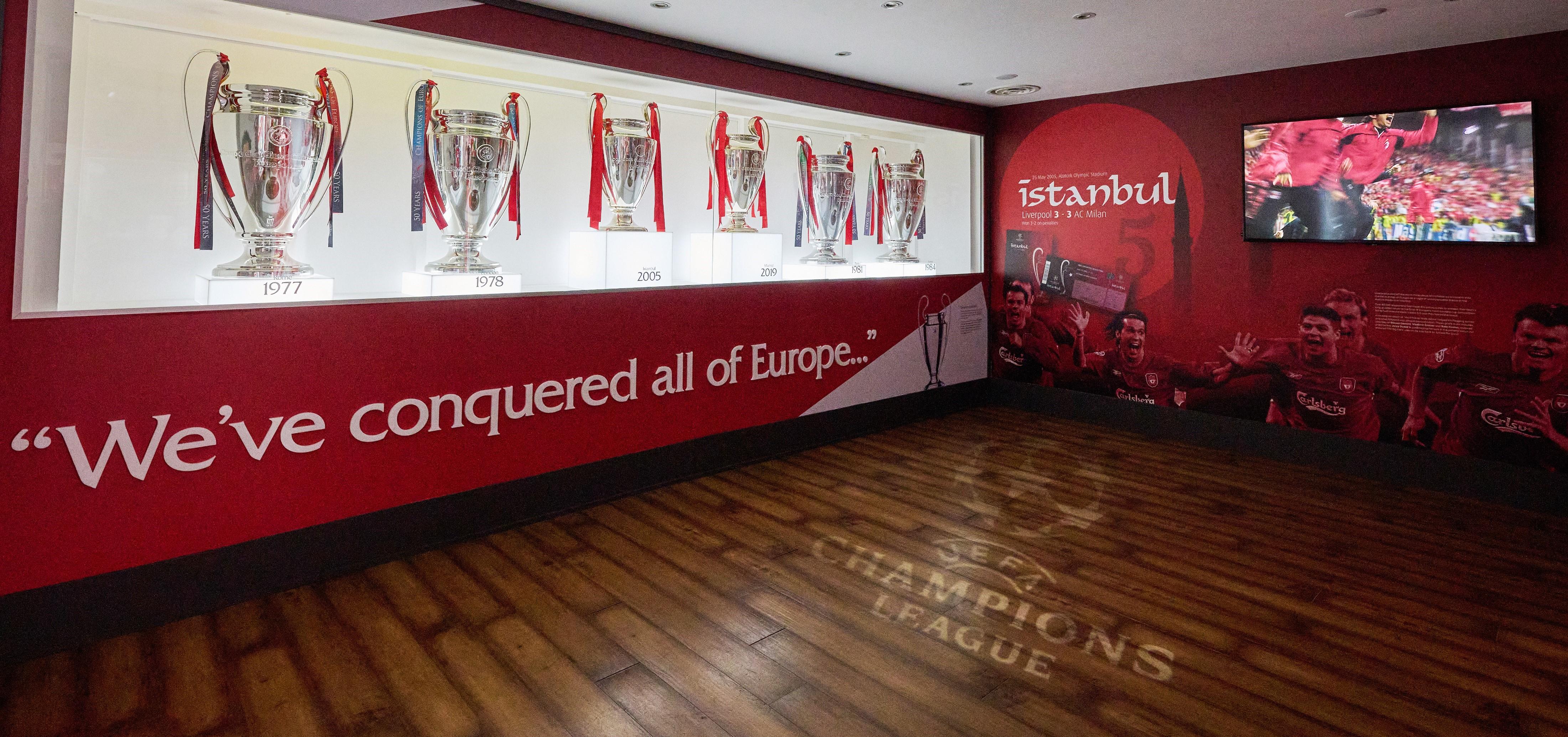 Anfield Museum: Liverpool FC Trophy Collection Entry