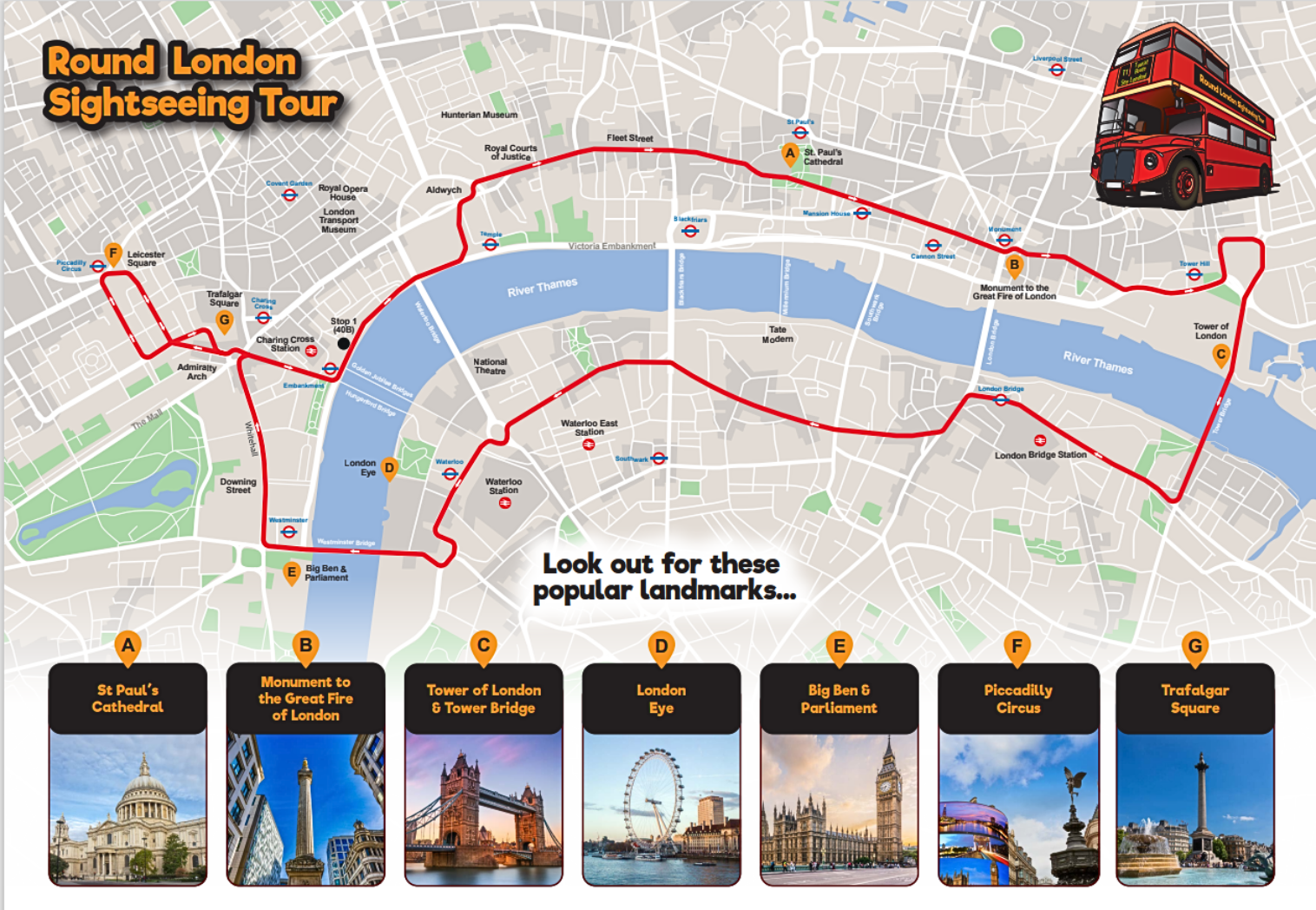 London: Guided Sightseeing Tour on a Vintage Open-Top Bus