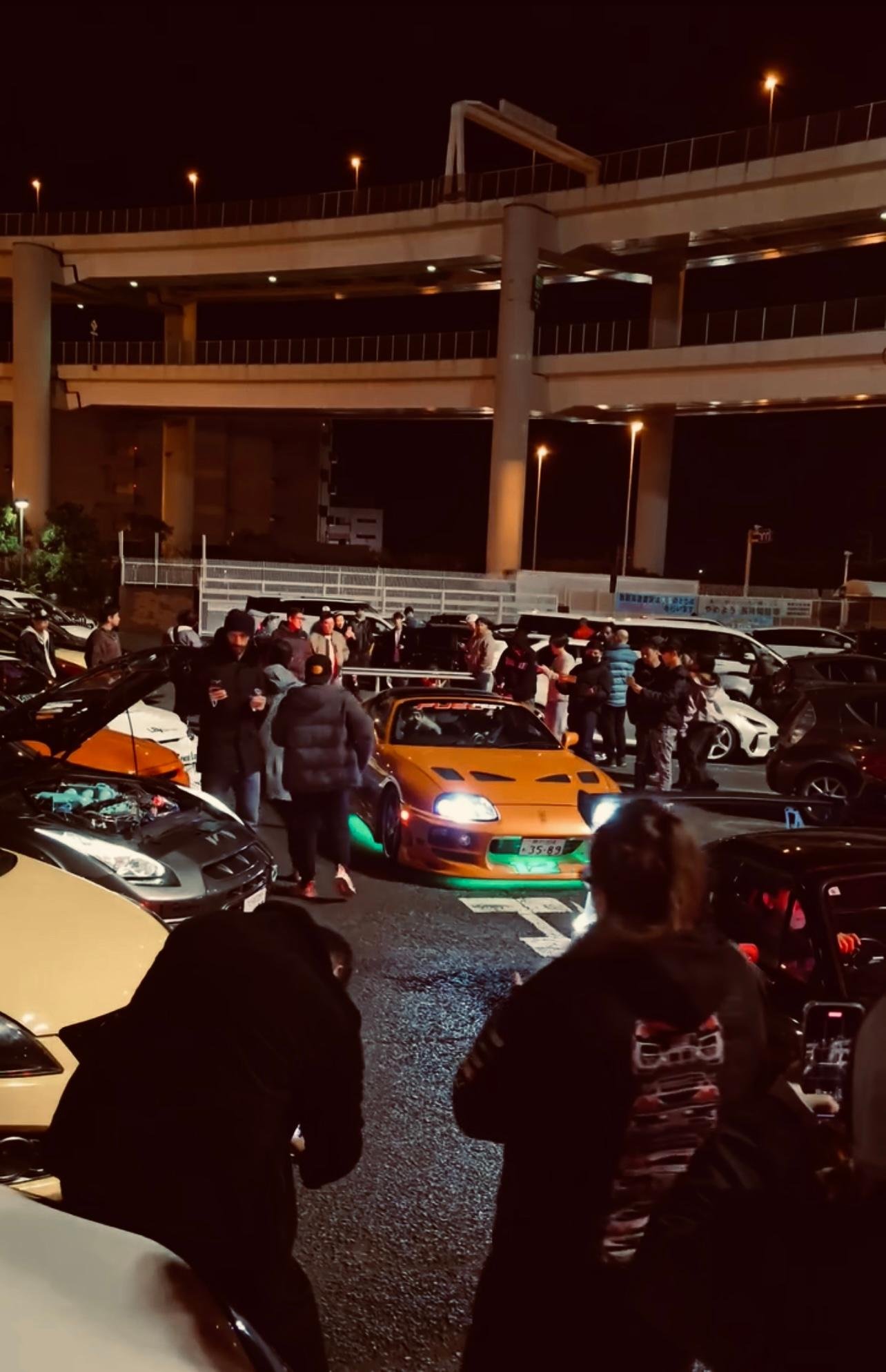 Daikoku PA & Shibuya WRX STI 550Hp Private experience
