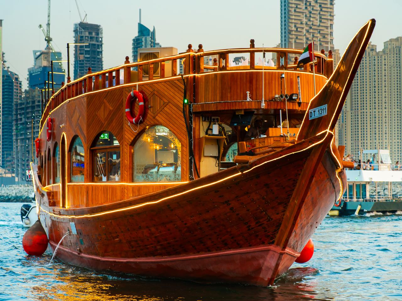 Dubai Marina Luxury Dhow Dinner Cruise