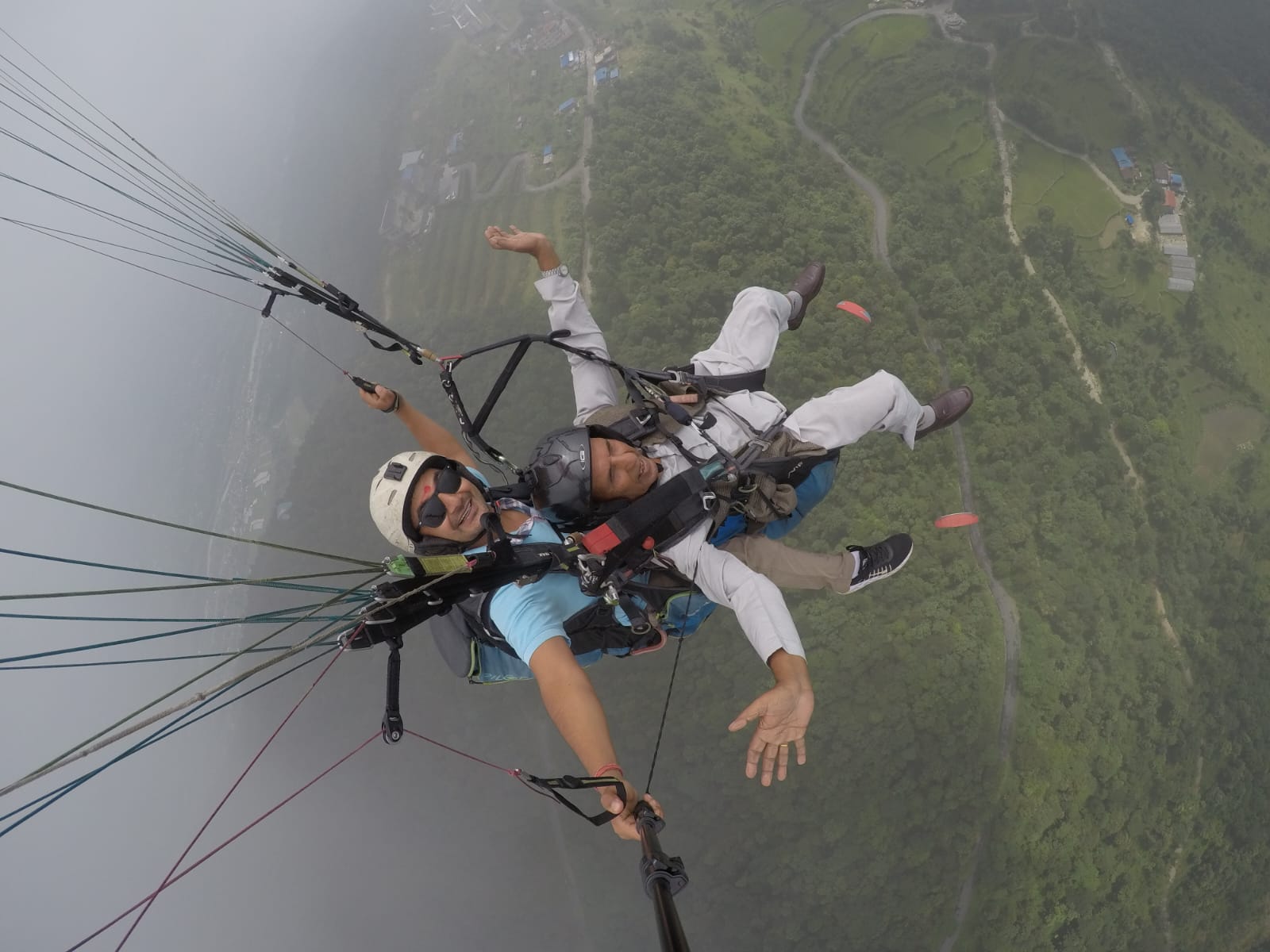 Pokhara Paragliding Flight with Aerial Media