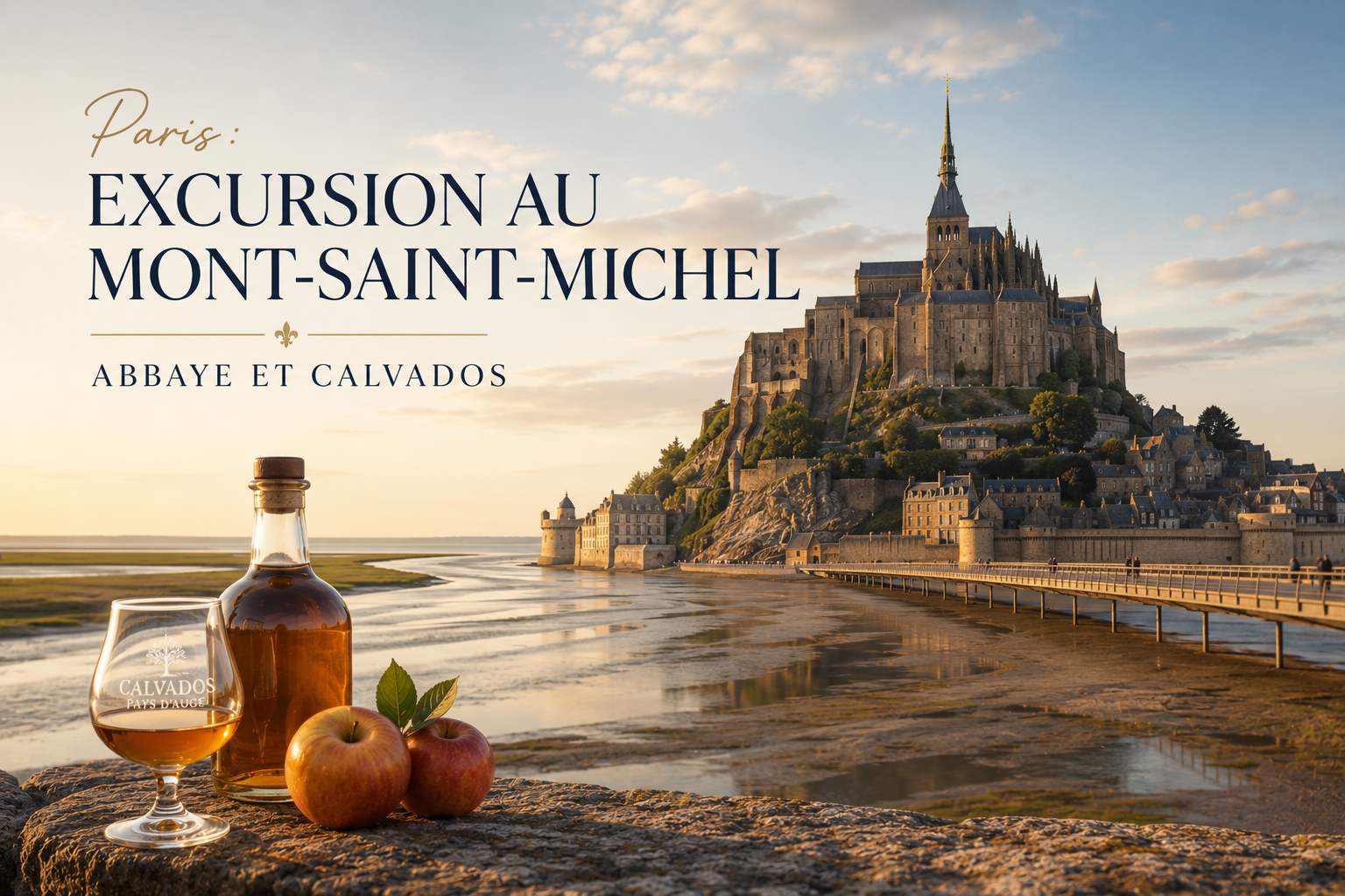 Private Mont Saint-Michel Day Trip from Paris with Abbey & Calvados Tasting