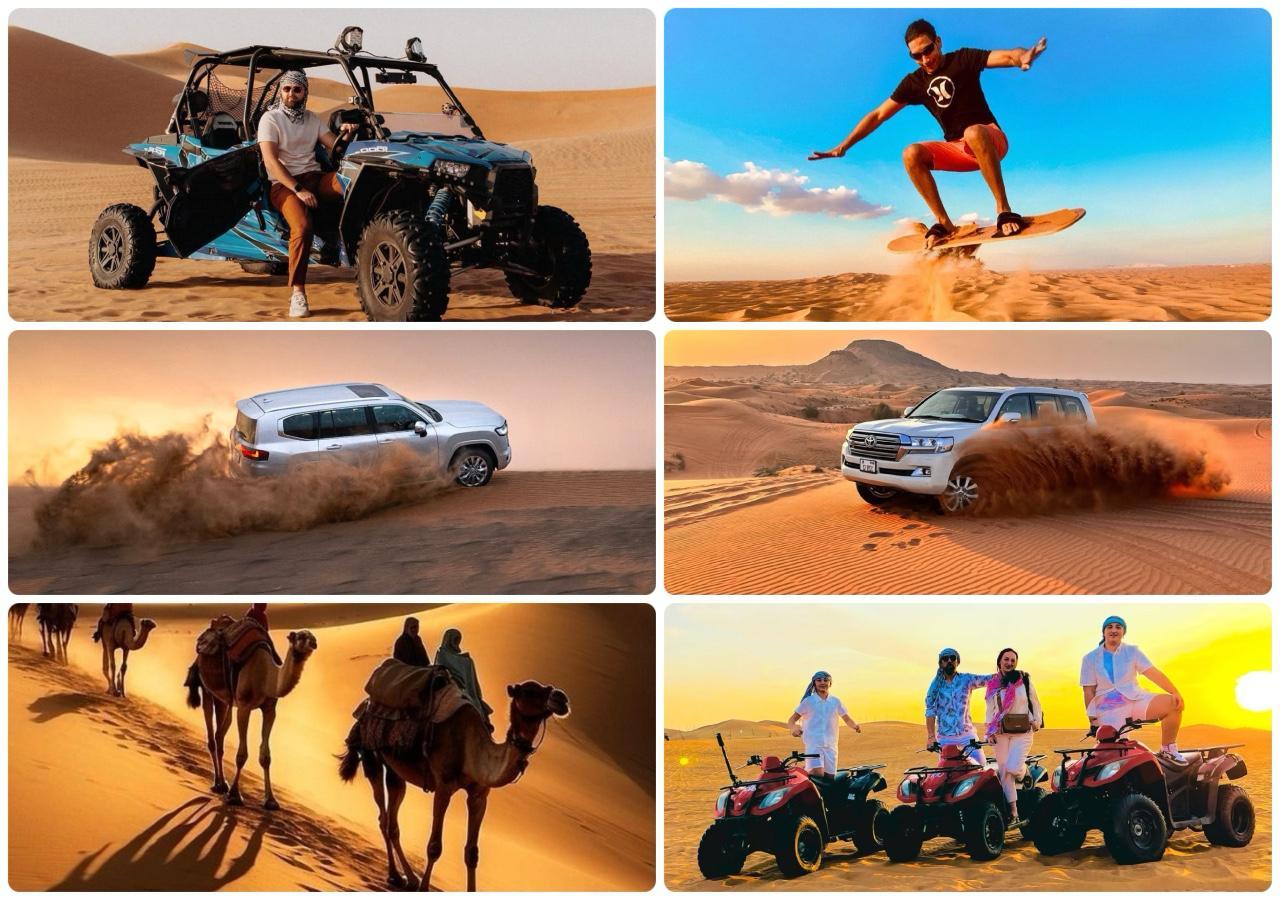 Doha Desert Adventure: Dune Bashing, Camel Rides & Sandboarding