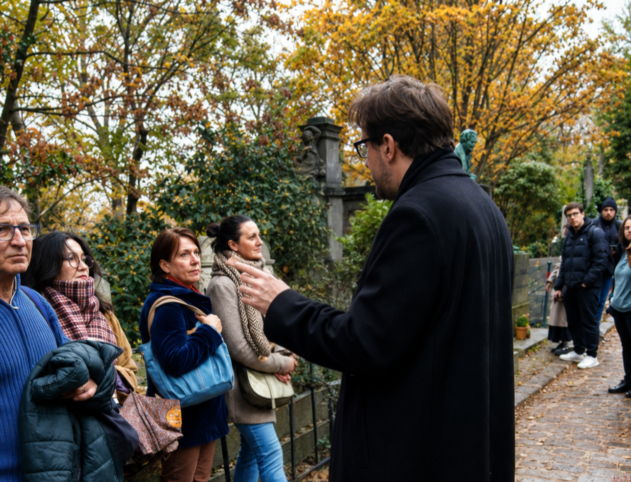 Père-Lachaise : histoires et mystères contés par un comédien