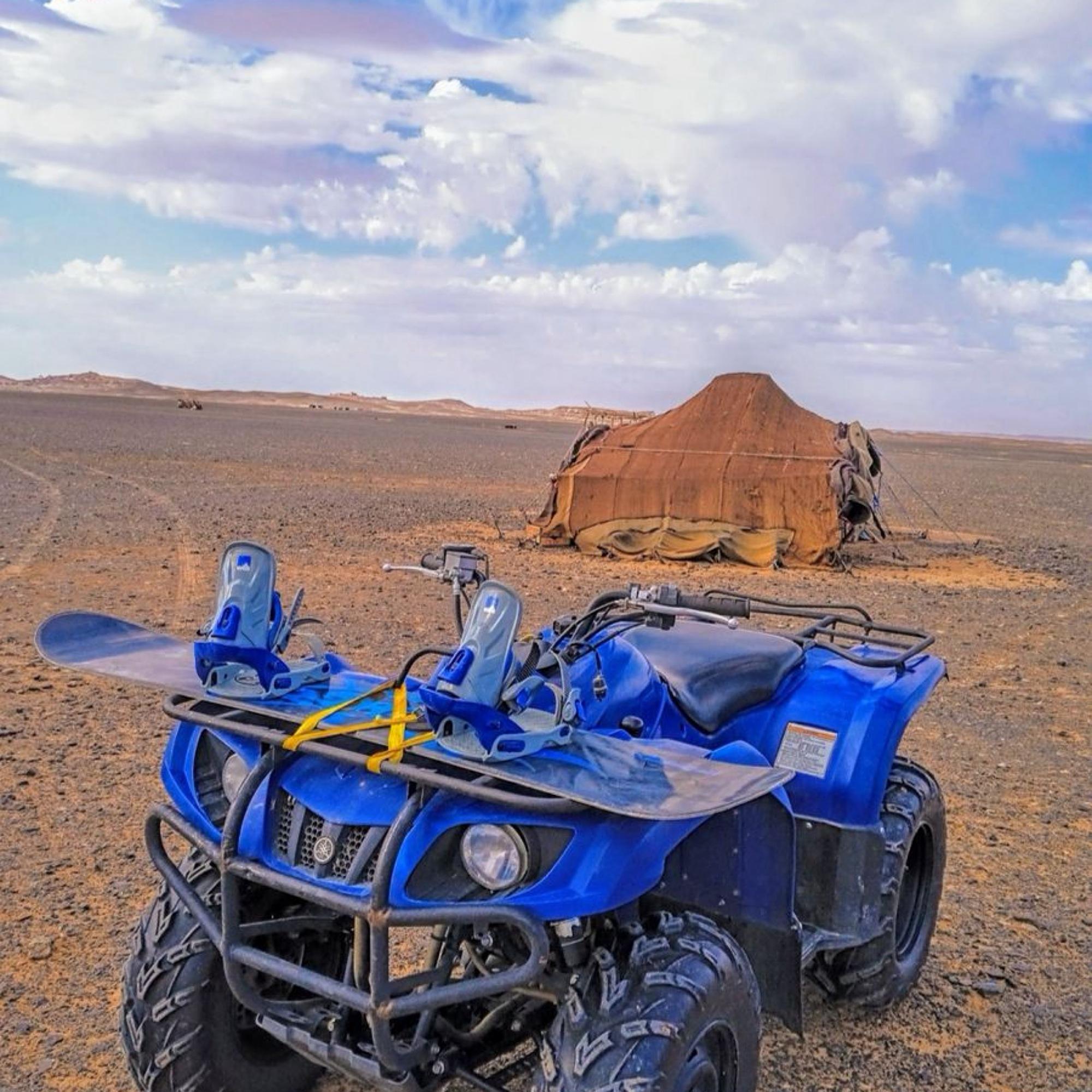 Merzouga Sahara Quad Bike Safari & Sandboarding