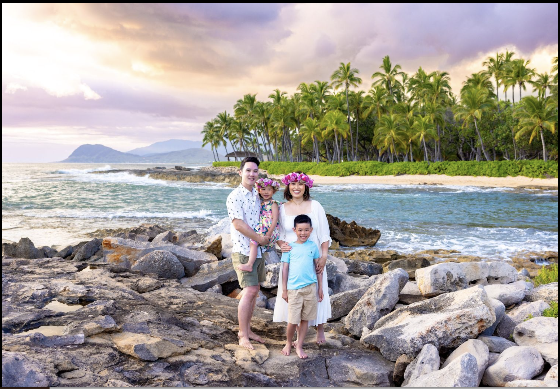 Oahu Sunset Beach Photography Session