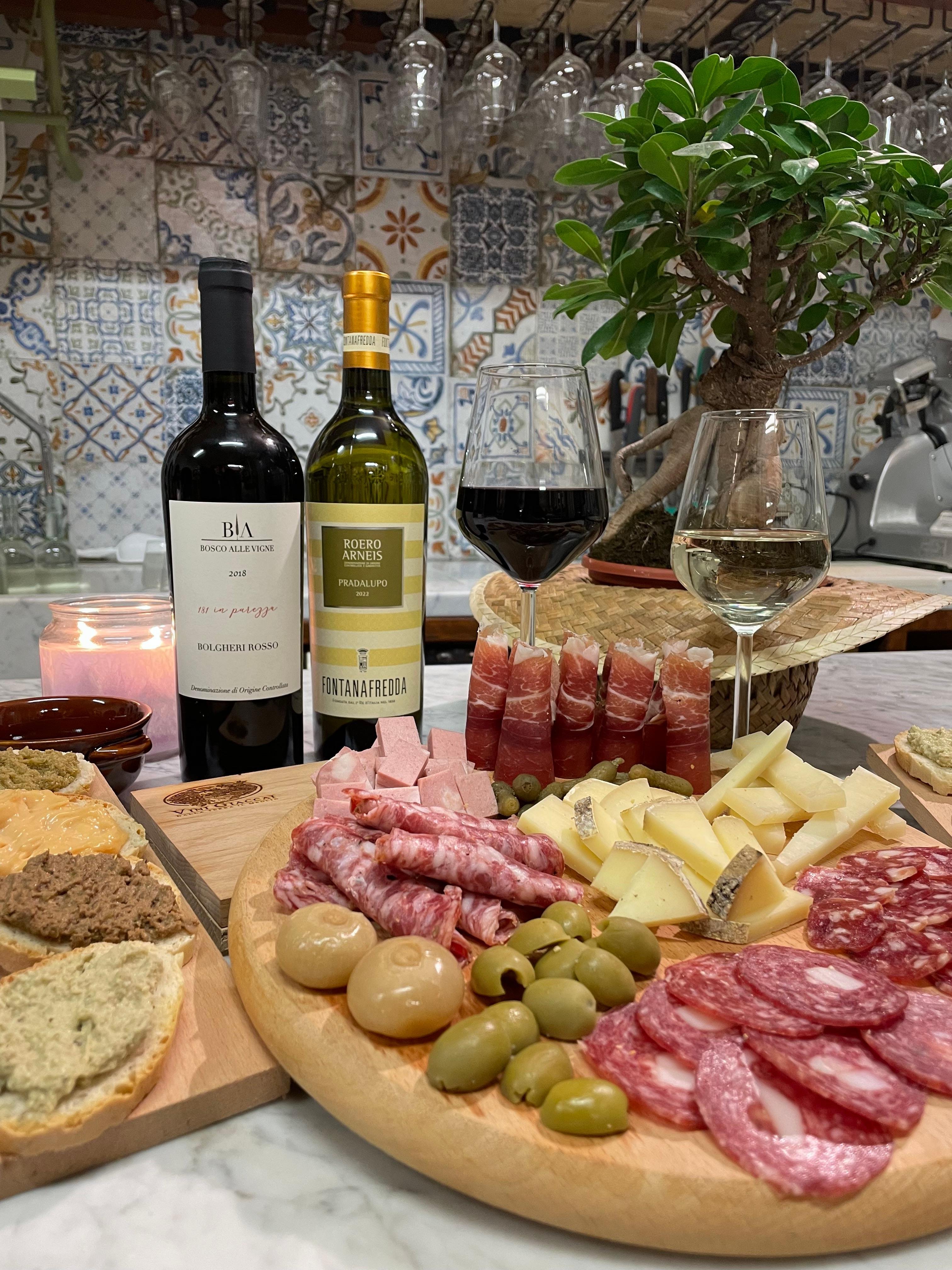 Tuscan Wine & Olive Oil Tasting at Historic Montecatini Shop
