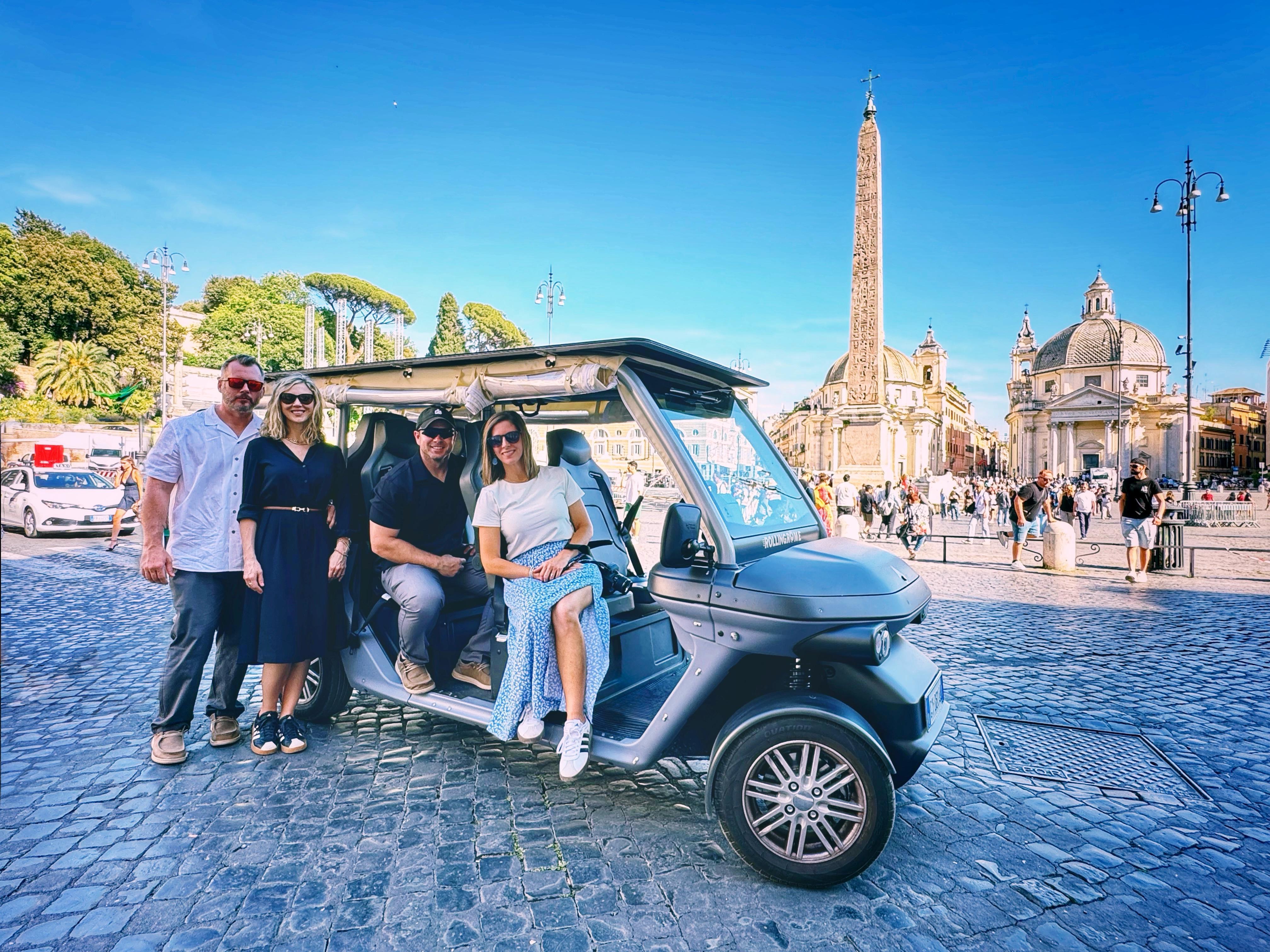 Rome Private Highlights Tour by Golf Cart