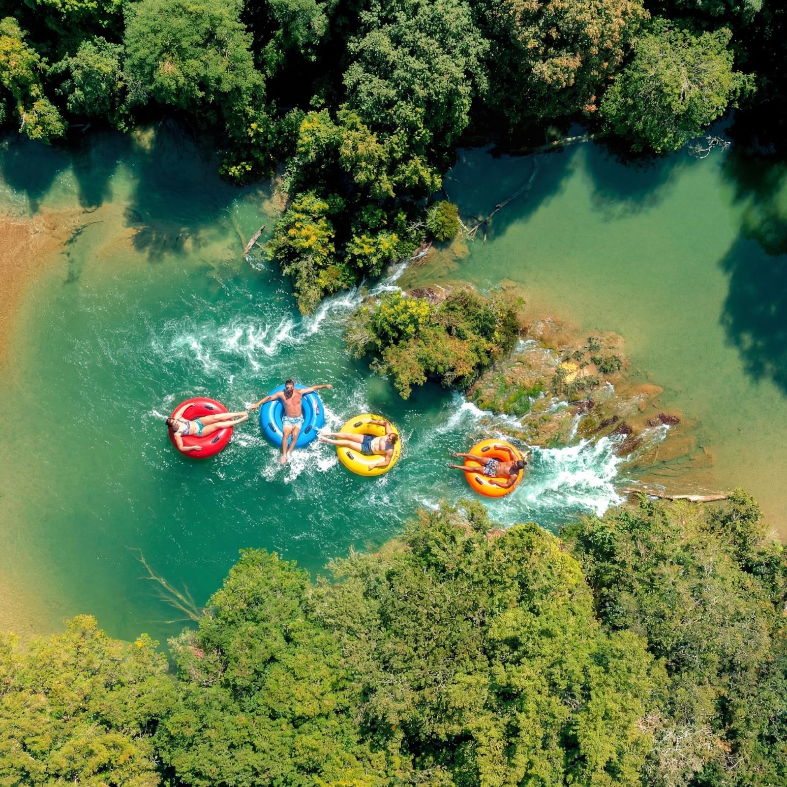 Mopan River Tubing Adventure from Villa Massis