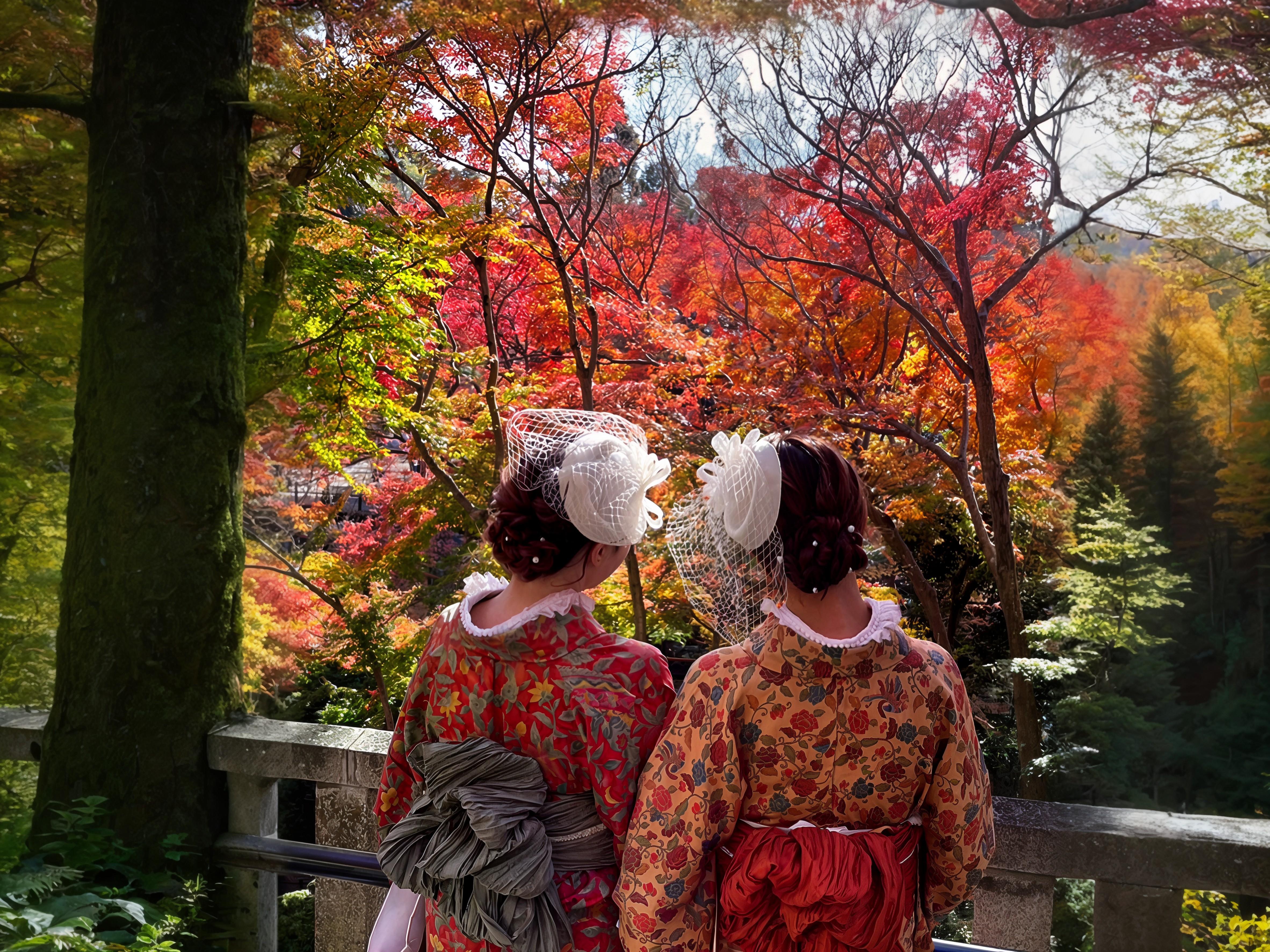 Aluguer de Kimono em Gion e Kiyomizudera com Penteado em Quioto