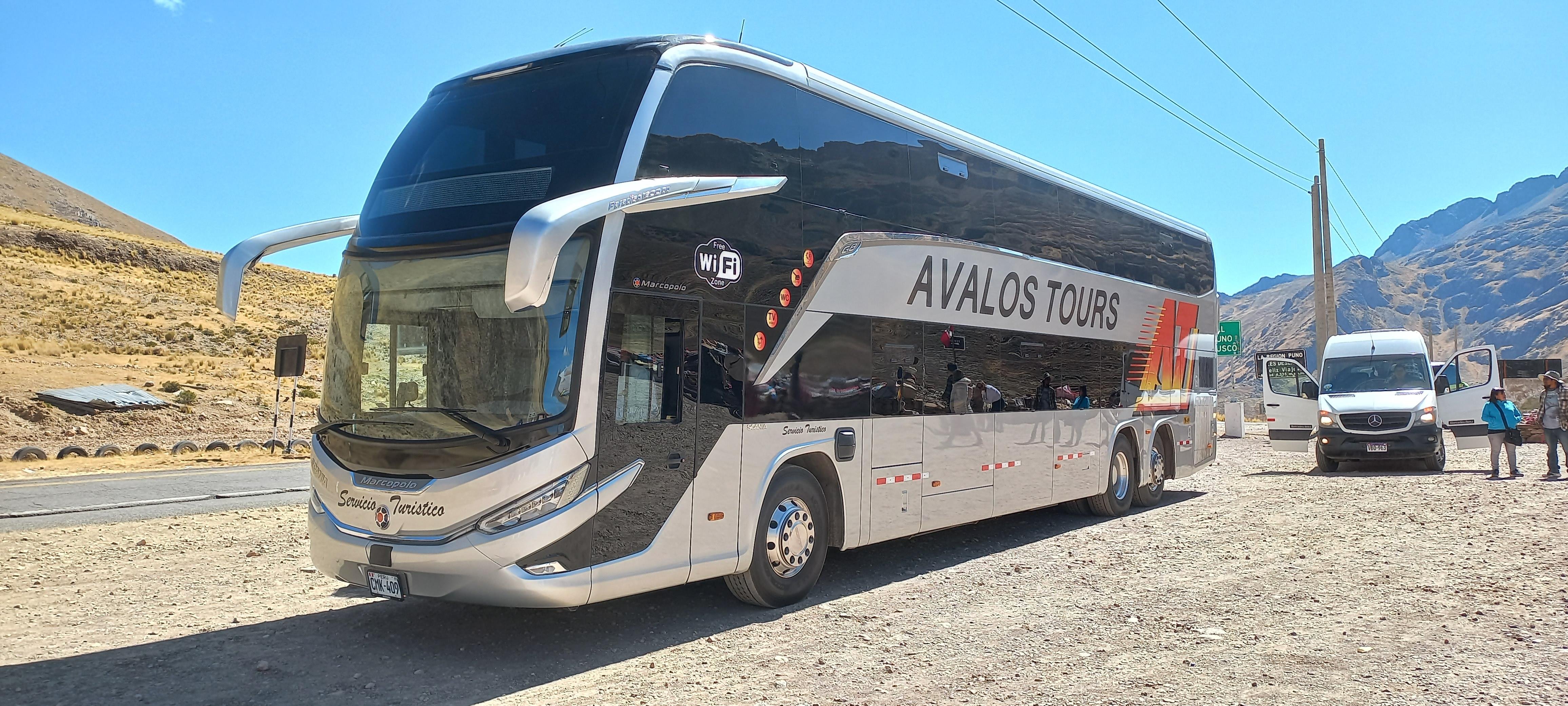Puno to Cusco Overnight Tourist Bus