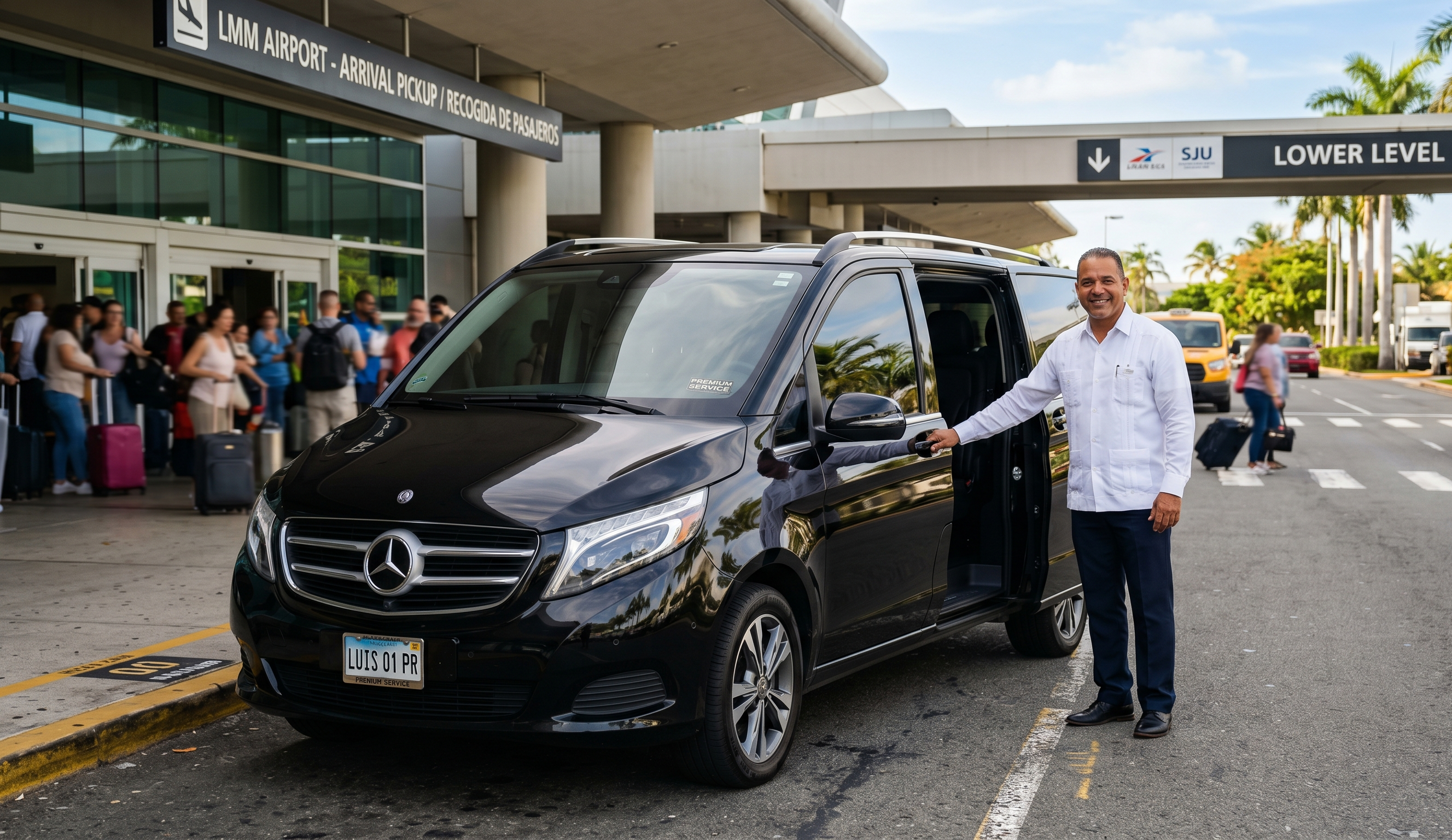 Private SJU Airport Transfer to San Juan City